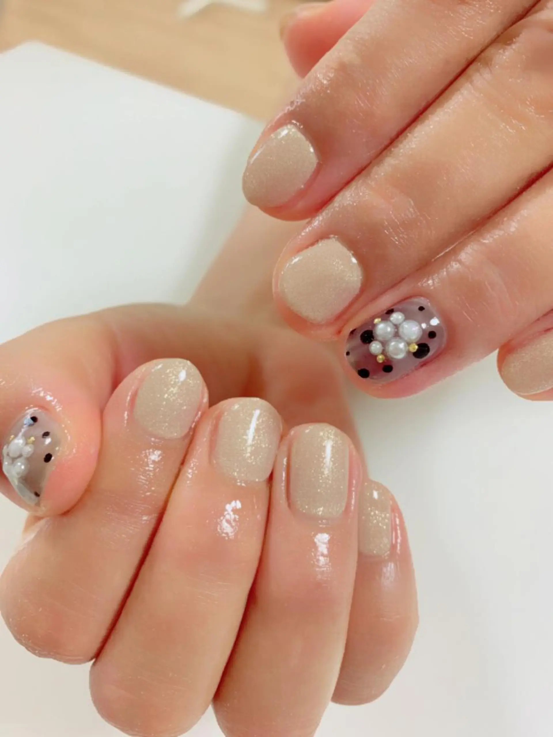 ネイル アートネイル 長さ出し フットネイル グリーン ニュアンスネイル Lily Roseスタッフ一同のマツエク・マツパデザイン