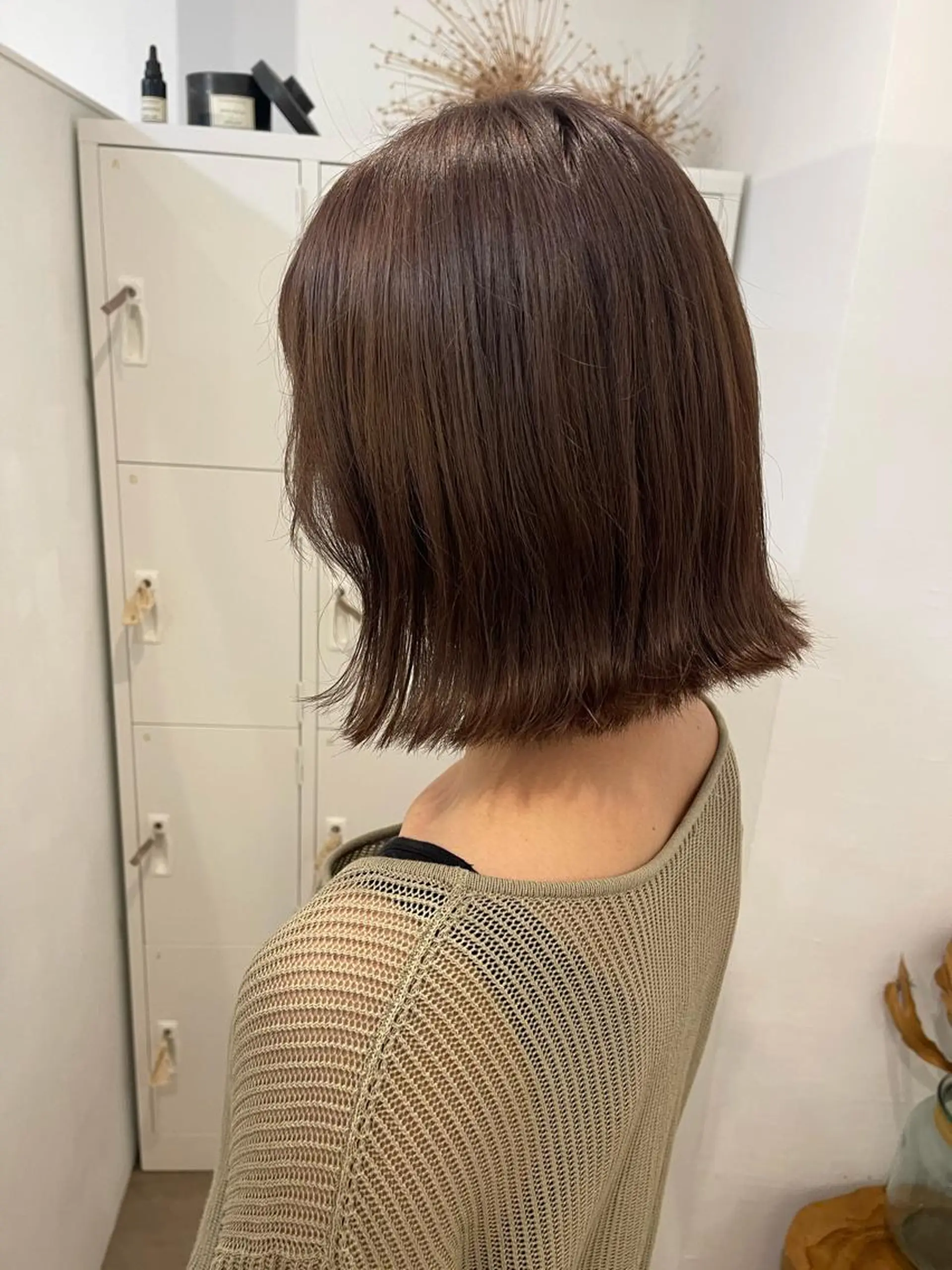 セミロング カラー ベージュカラー 透明感カラー ヘアカラー 透明感カラー、 アレンジ/miyuのヘアスタイル