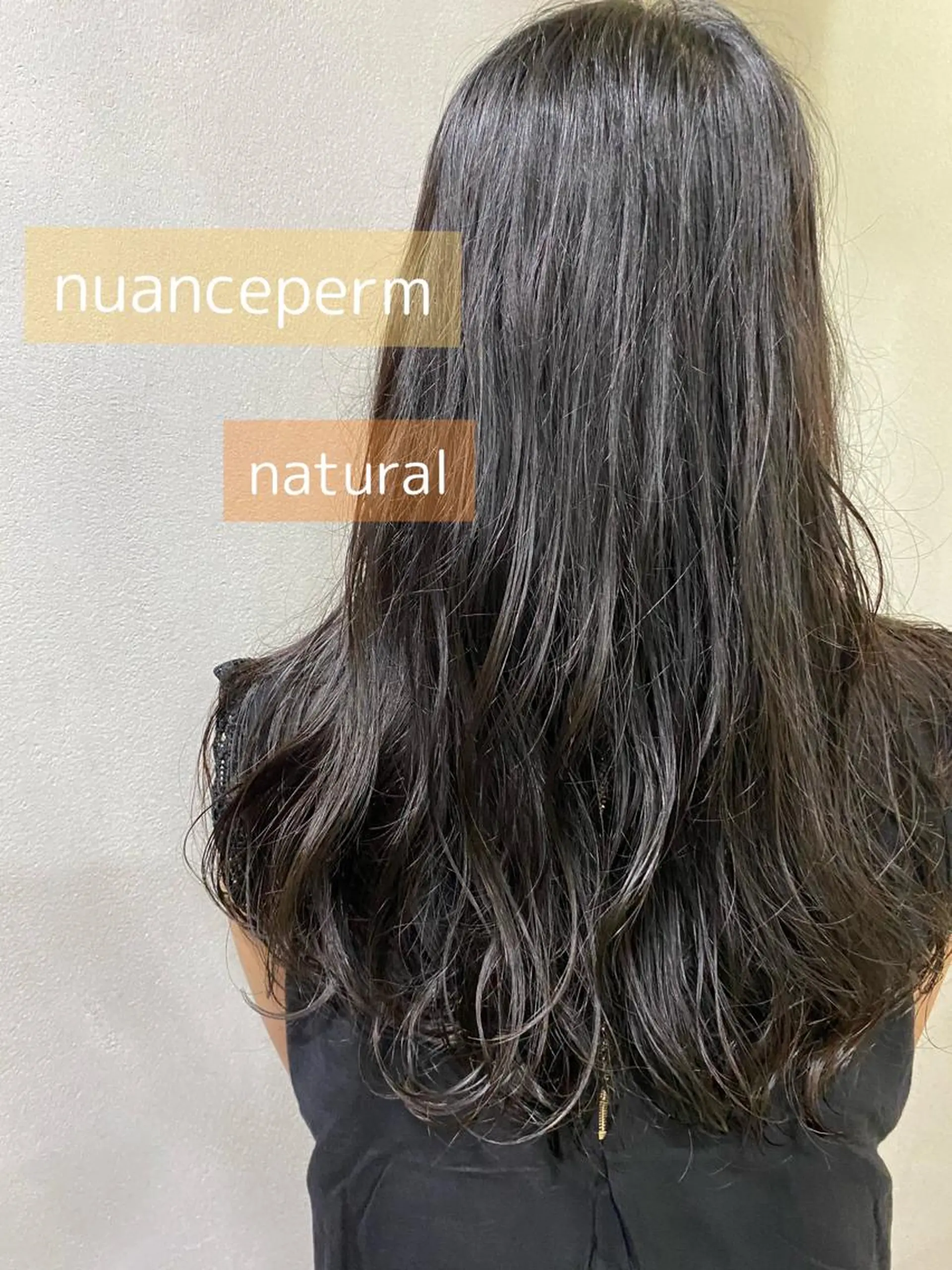 ロング パーマ ニュアンスパーマ 舟橋 りんかのヘアスタイル