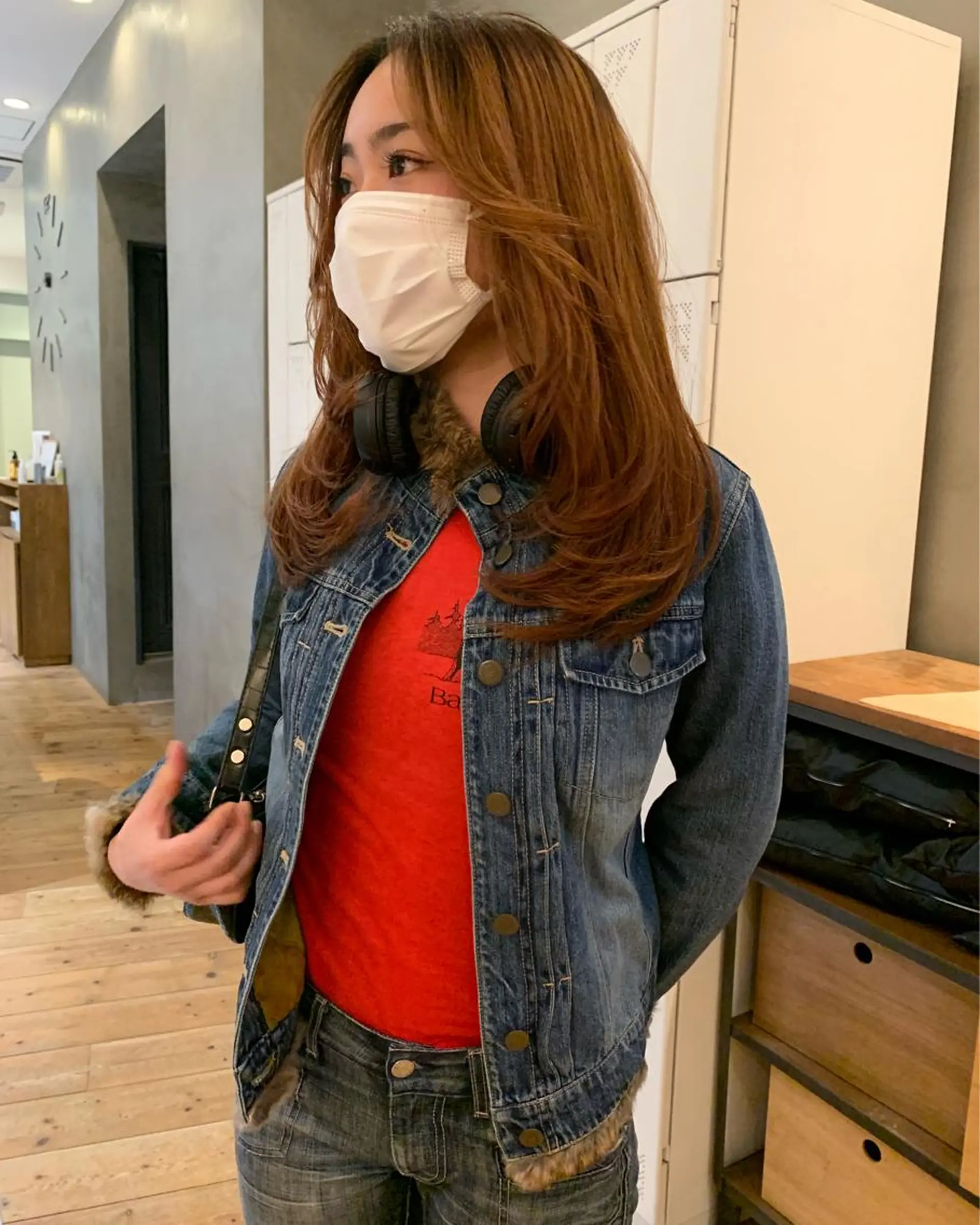 ロング ハイトーン/顔まわり レイヤー/YUKAのヘアスタイル