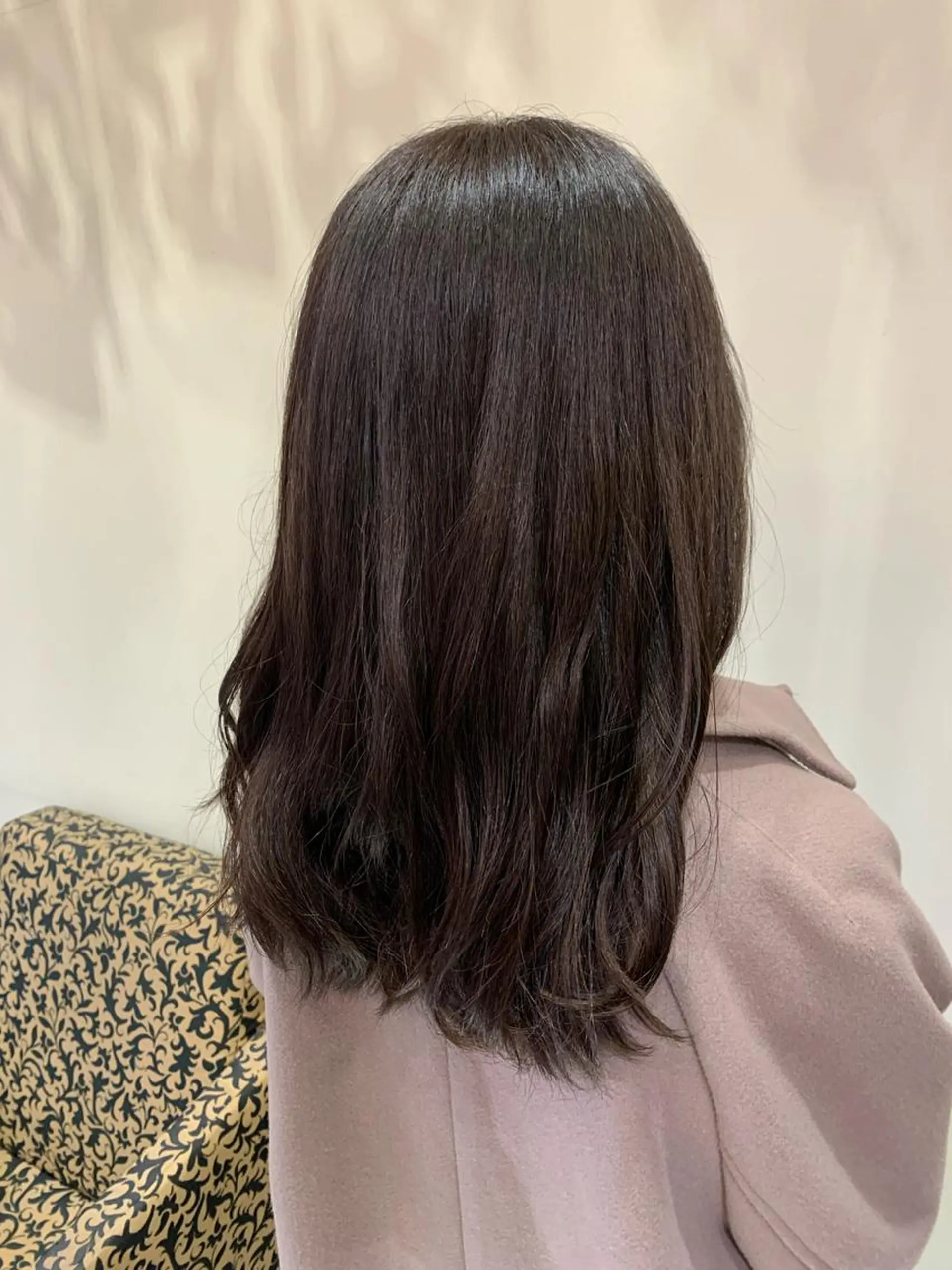 ミディアム カラー アディクシーカラー ブリーチ 透明感カラー デザインカラー グレージュ ヘッドスパ/栄 /久屋大通/岡戸のヘアスタイル