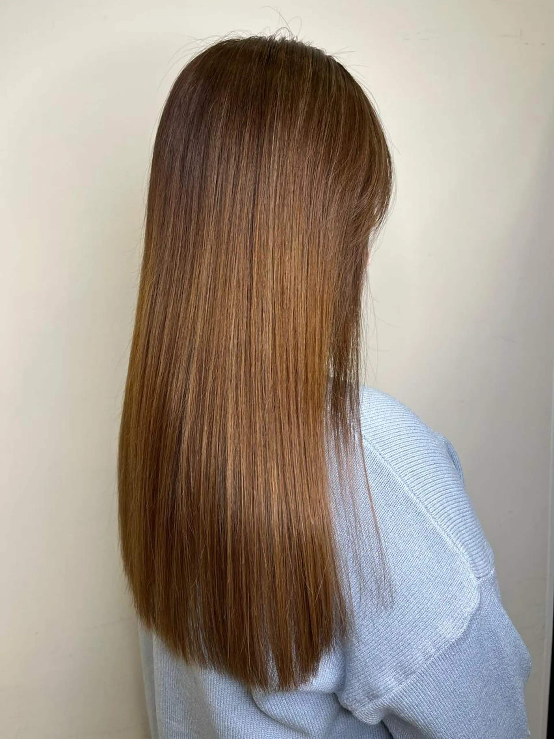 ロング 縮毛矯正 斉藤 翔平のヘアスタイル