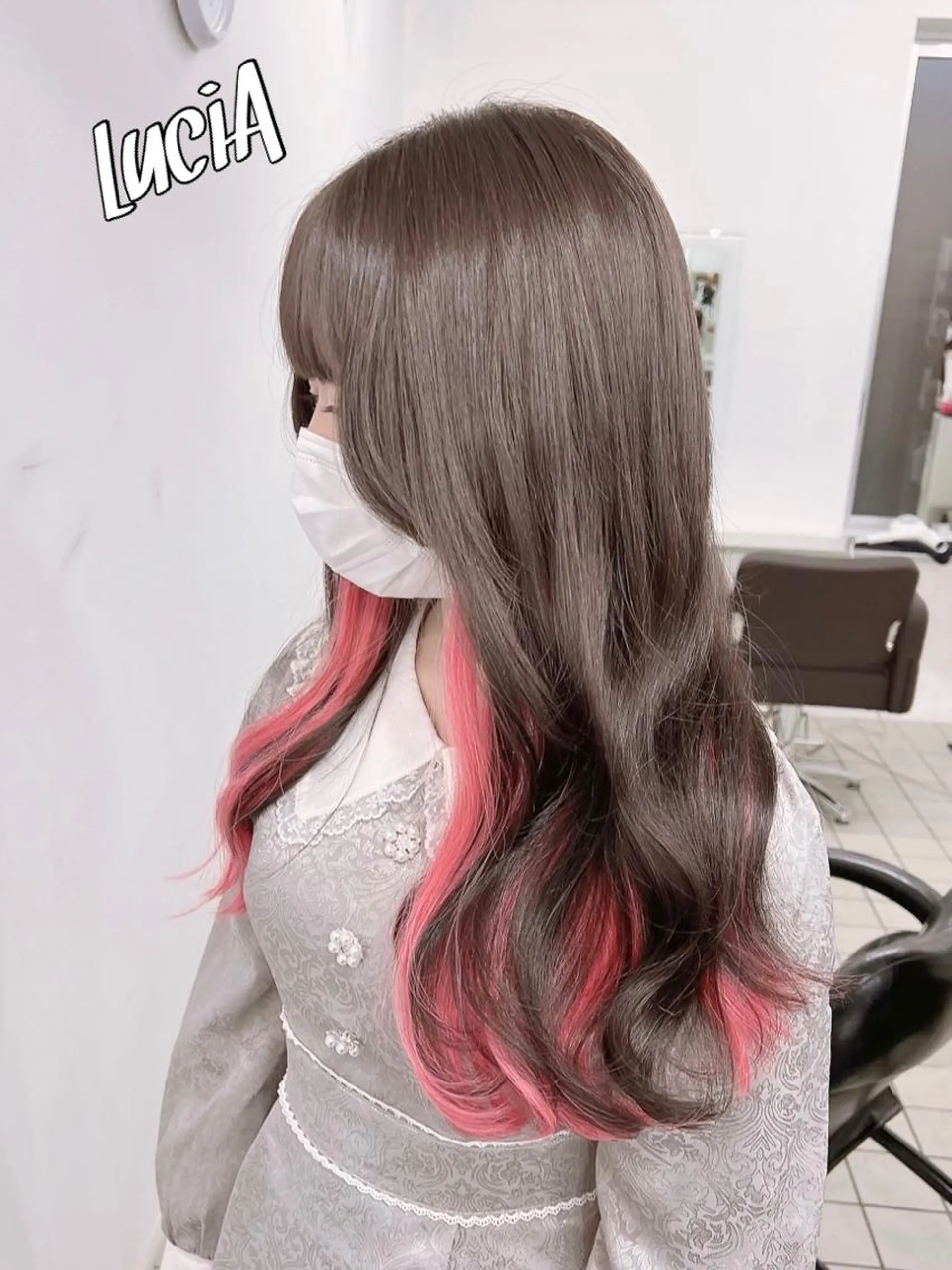 ロング カラー LuciA/エクステ カラーのヘアスタイル