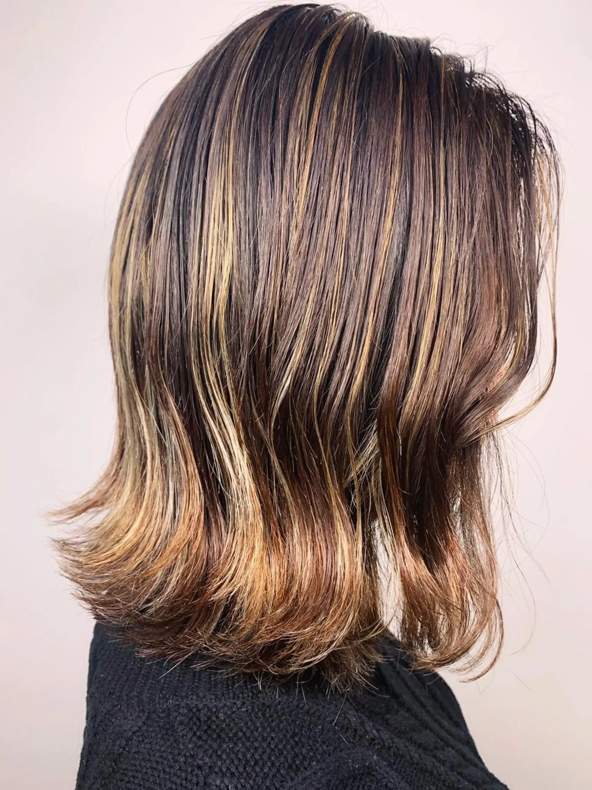 ミディアム カラー ハイライトカラー ハイライト tension 【テンション】のヘアスタイル