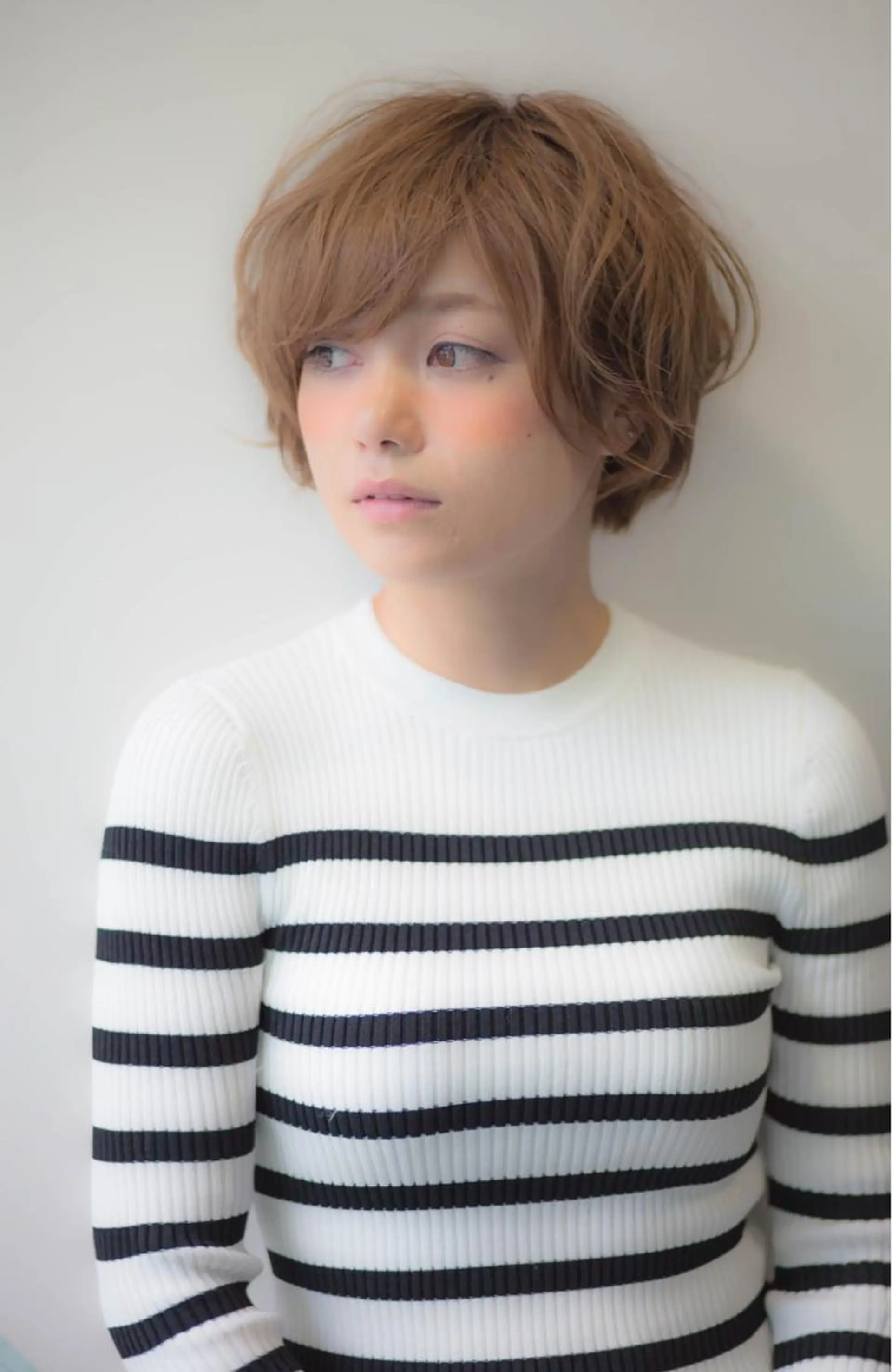 ショート カラー パーマ アッシュ ブルーカラー ブルージュ ショートヘア hair      nine所属・荻野 元気のその他イメージ