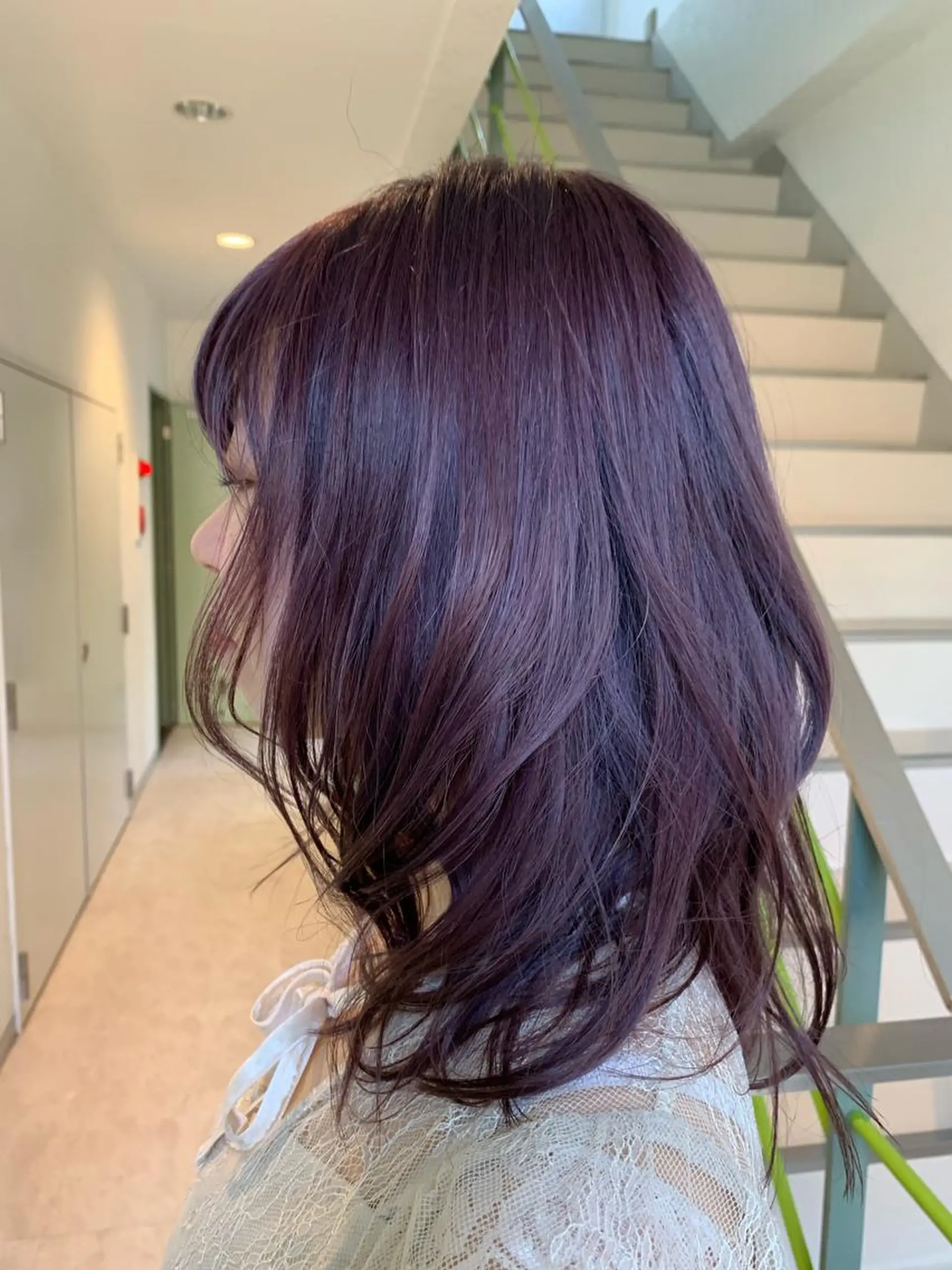 セミロング GO TODAY SHAIRE SALON所属・miu (ミユ)のヘアスタイル