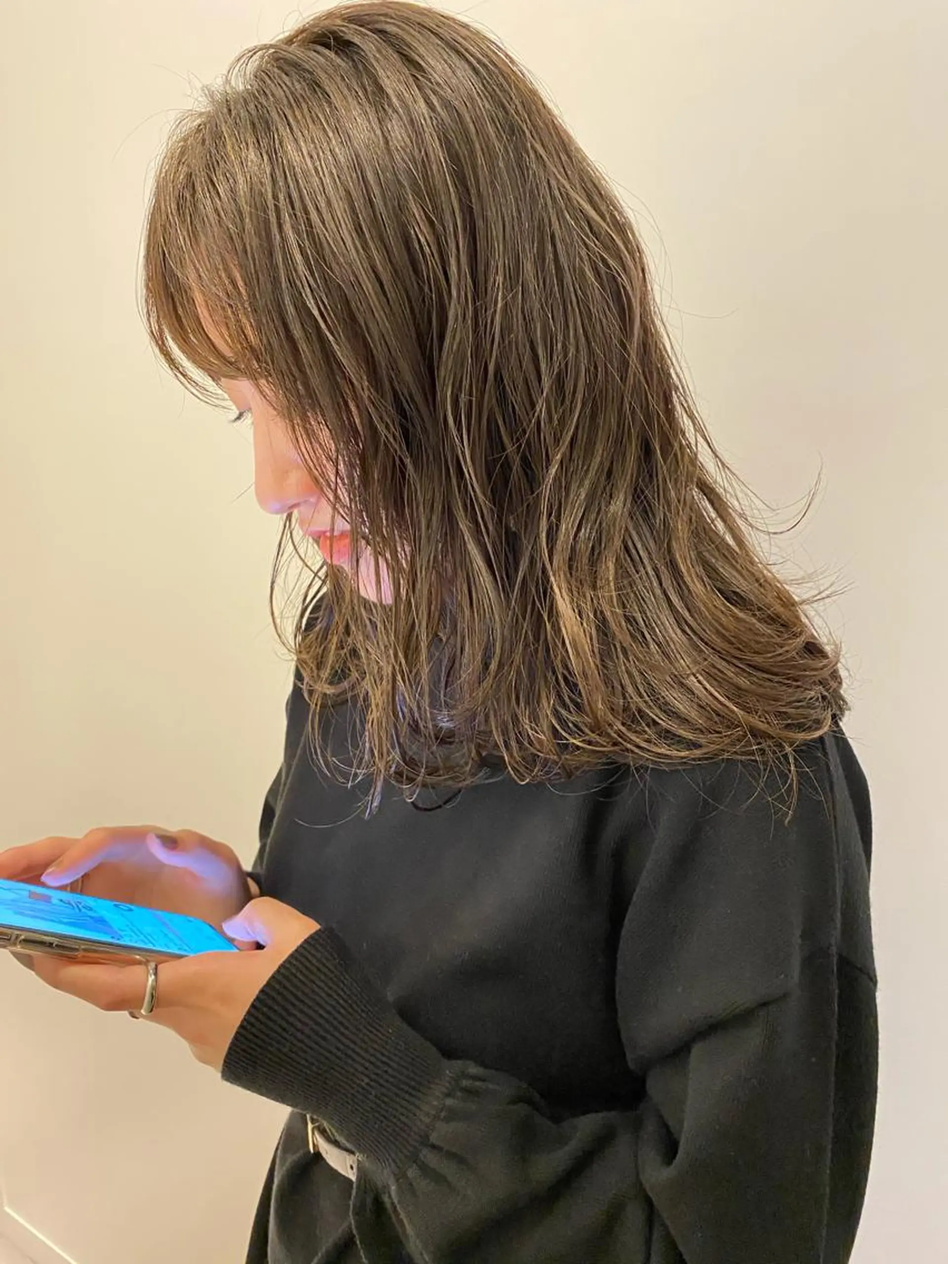 ミディアム pino.【ピノ】所属・pino代表ナガタ ユースケ/荻窪美容室のヘアスタイル