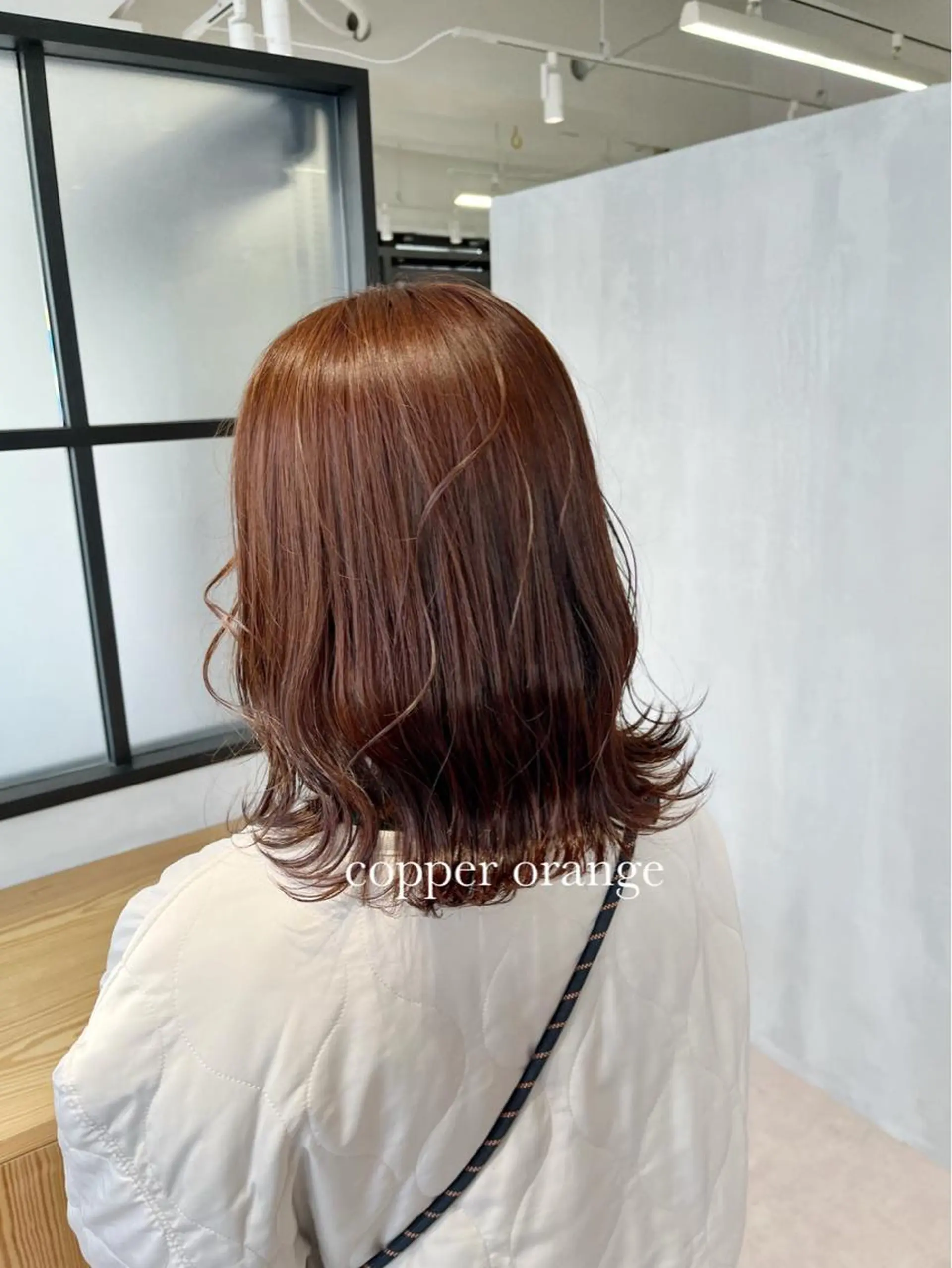 ミディアム カラー レイヤー/髪質改善/ 美髪矯正/手塚凌のヘアスタイル