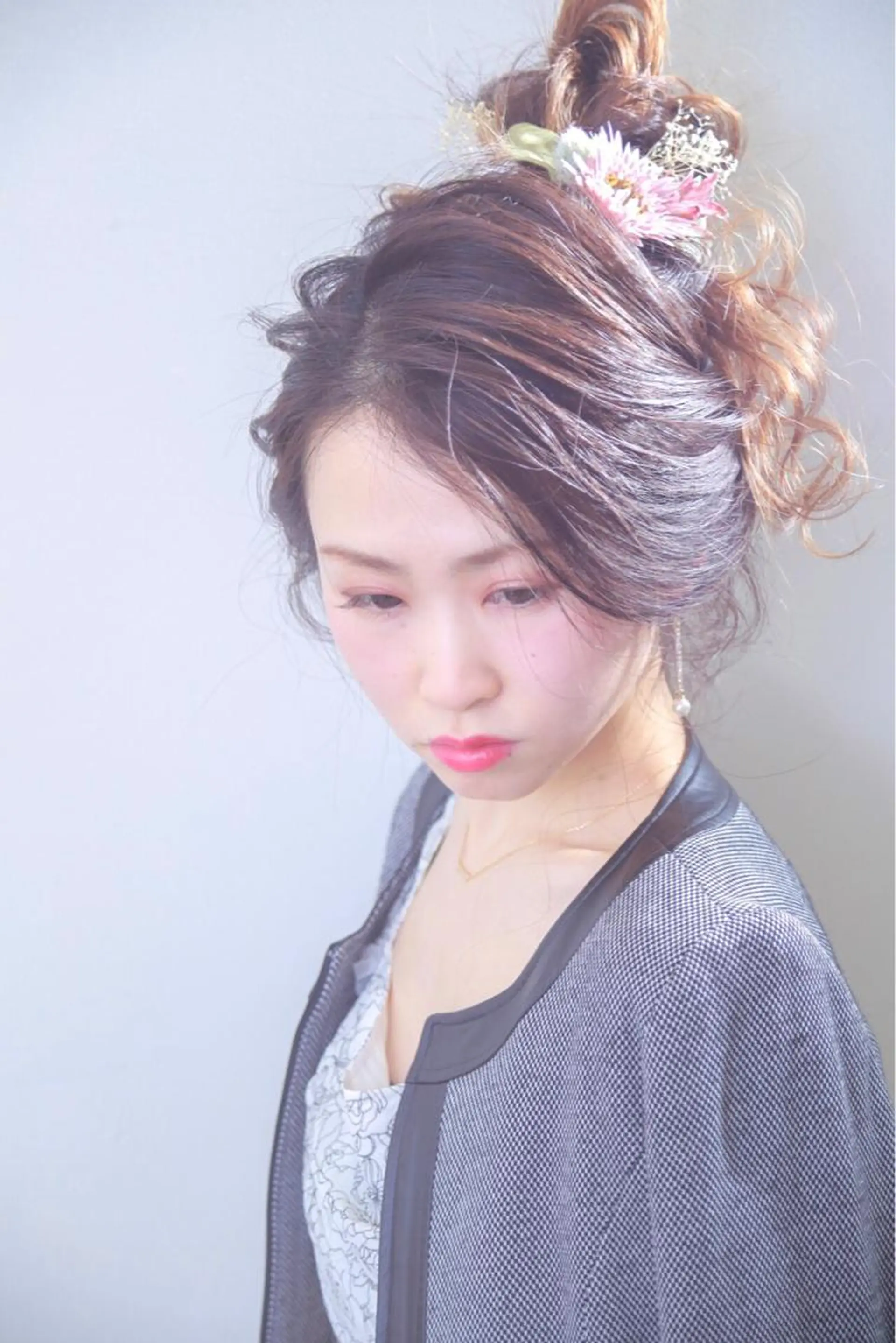 ロング ヘアアレンジ ネイル 伊藤 裕貴のヘアスタイル