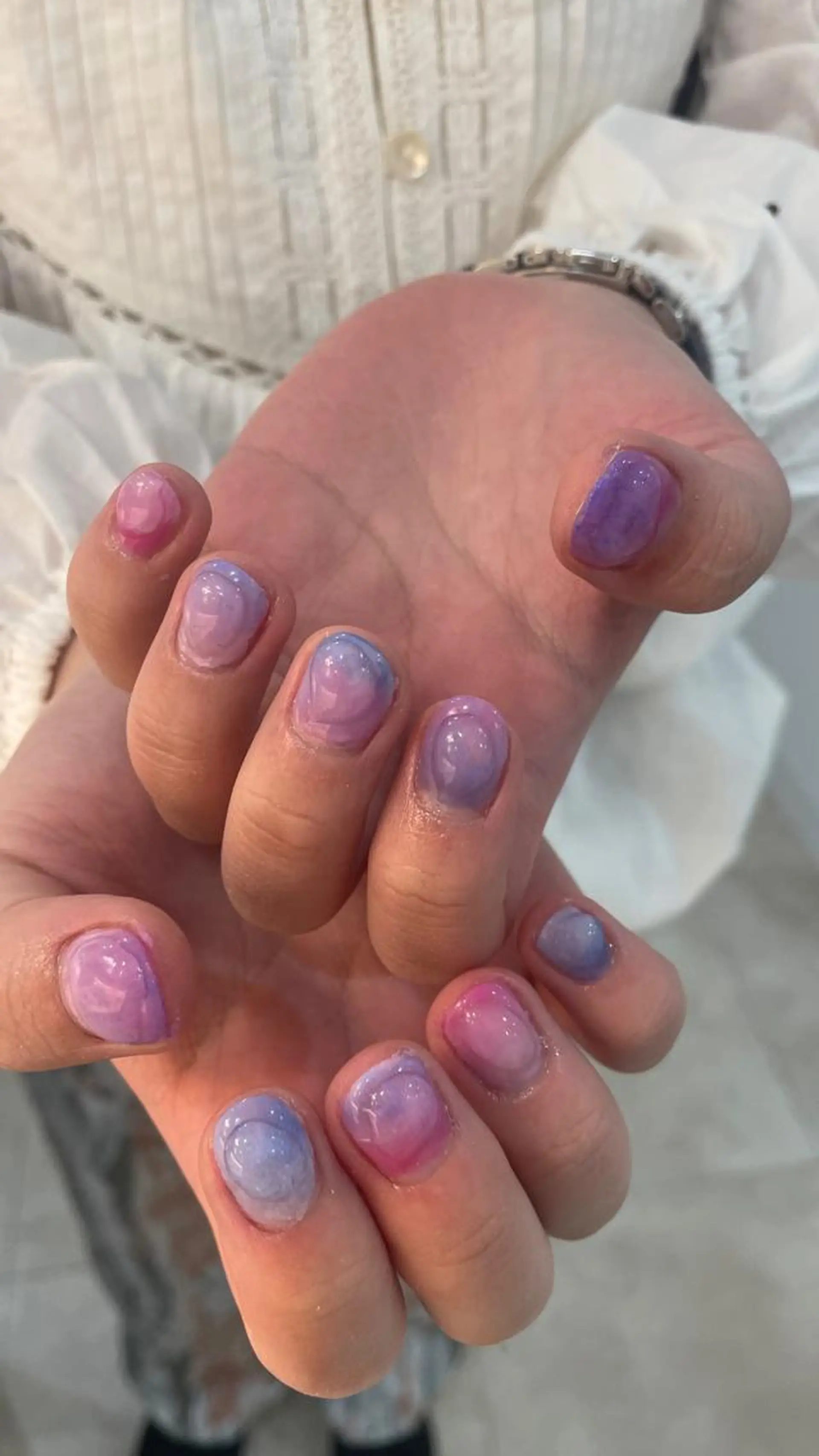 ネイル ハンドネイル フットネイル ゆびノさき茨木店 ニュアンス/アートのネイルデザイン