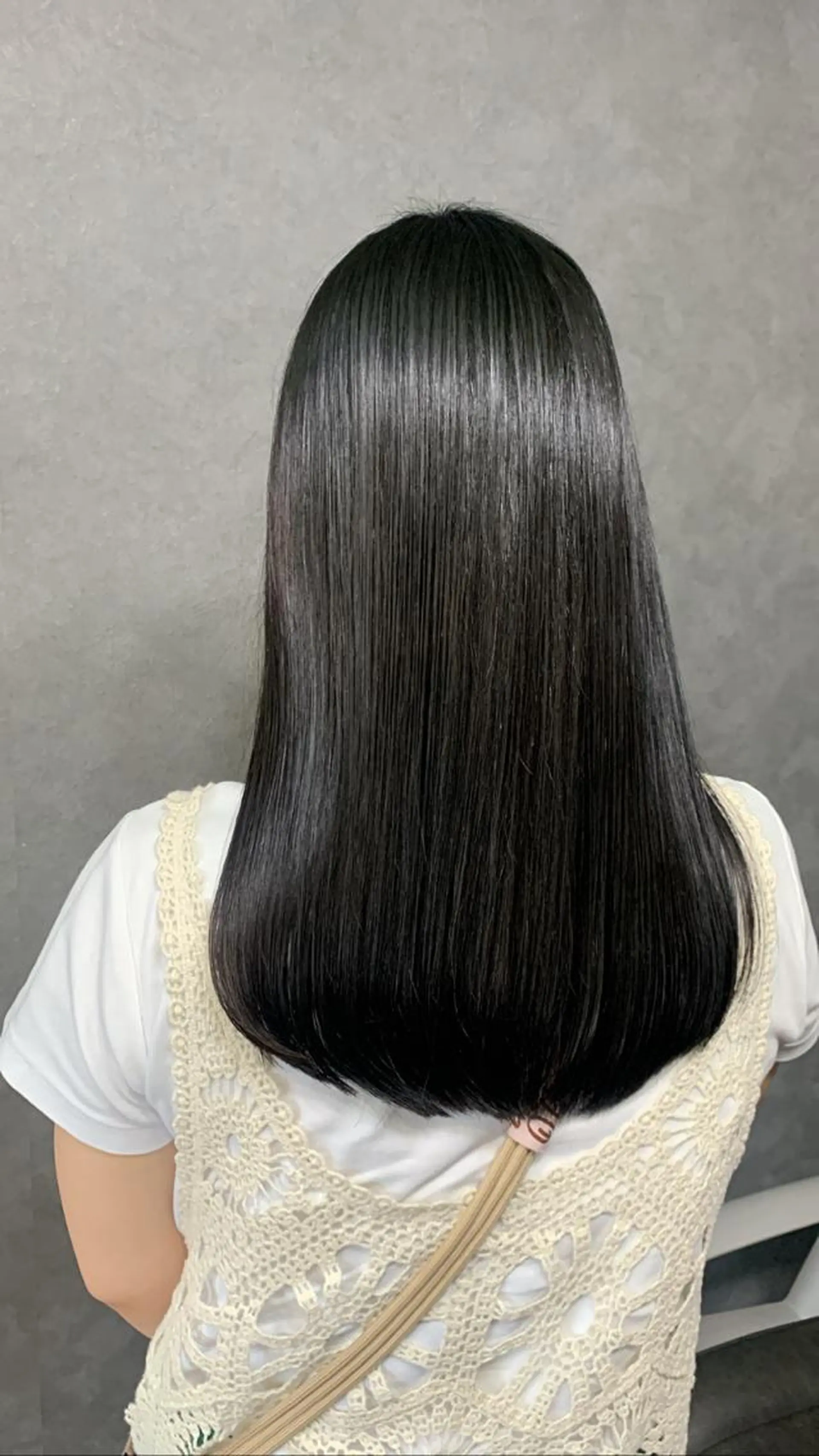 セミロング カラー 髪質改善 トリートメント chouette/ 根本優希のヘアスタイル