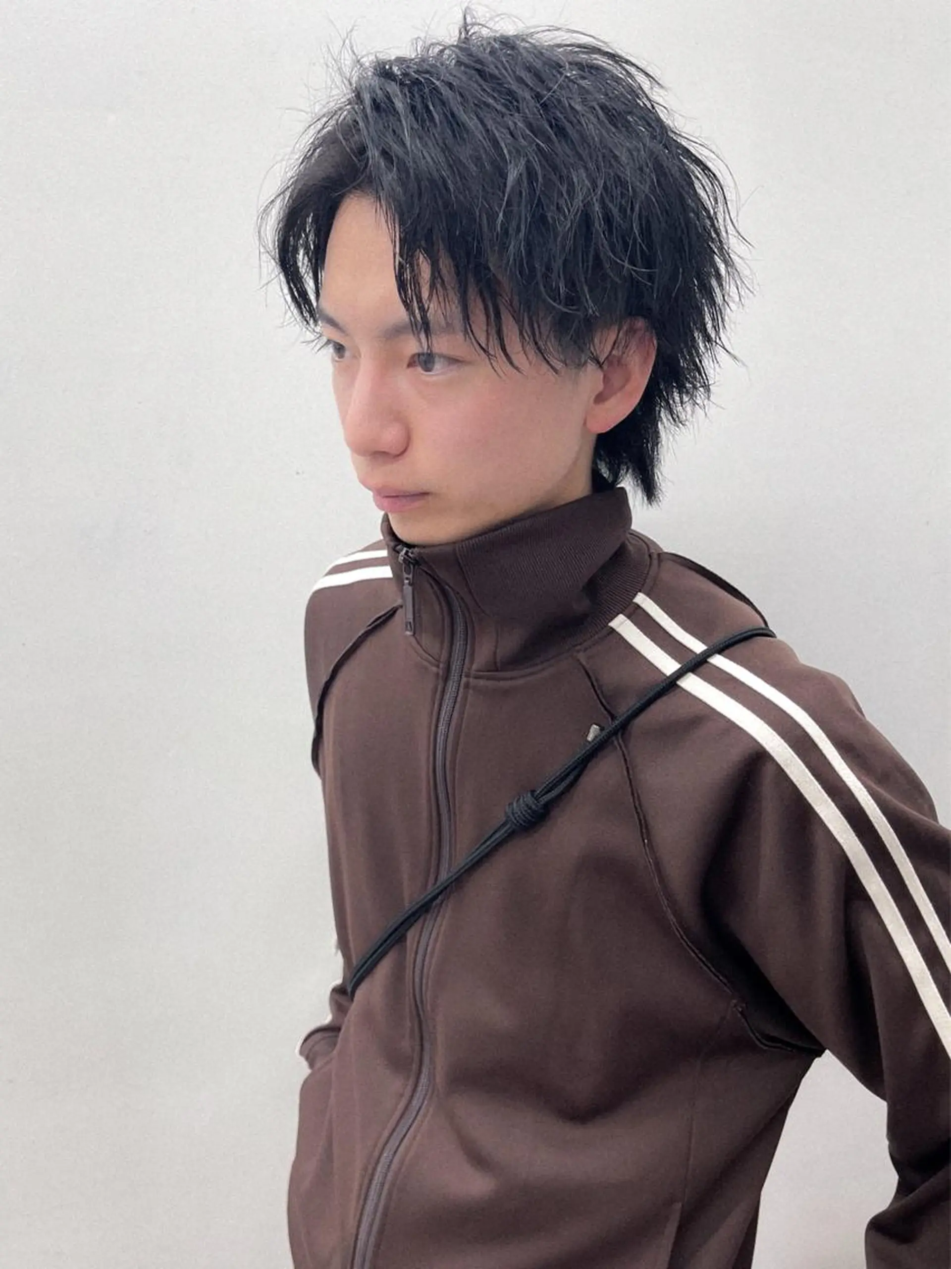 パーマ メンズ メンズパーマ メンズウルフカット ウルフカット スパイラルパーマ カット パーマ 森本裕/オーナー/ スパイラルパーマのヘアスタイル