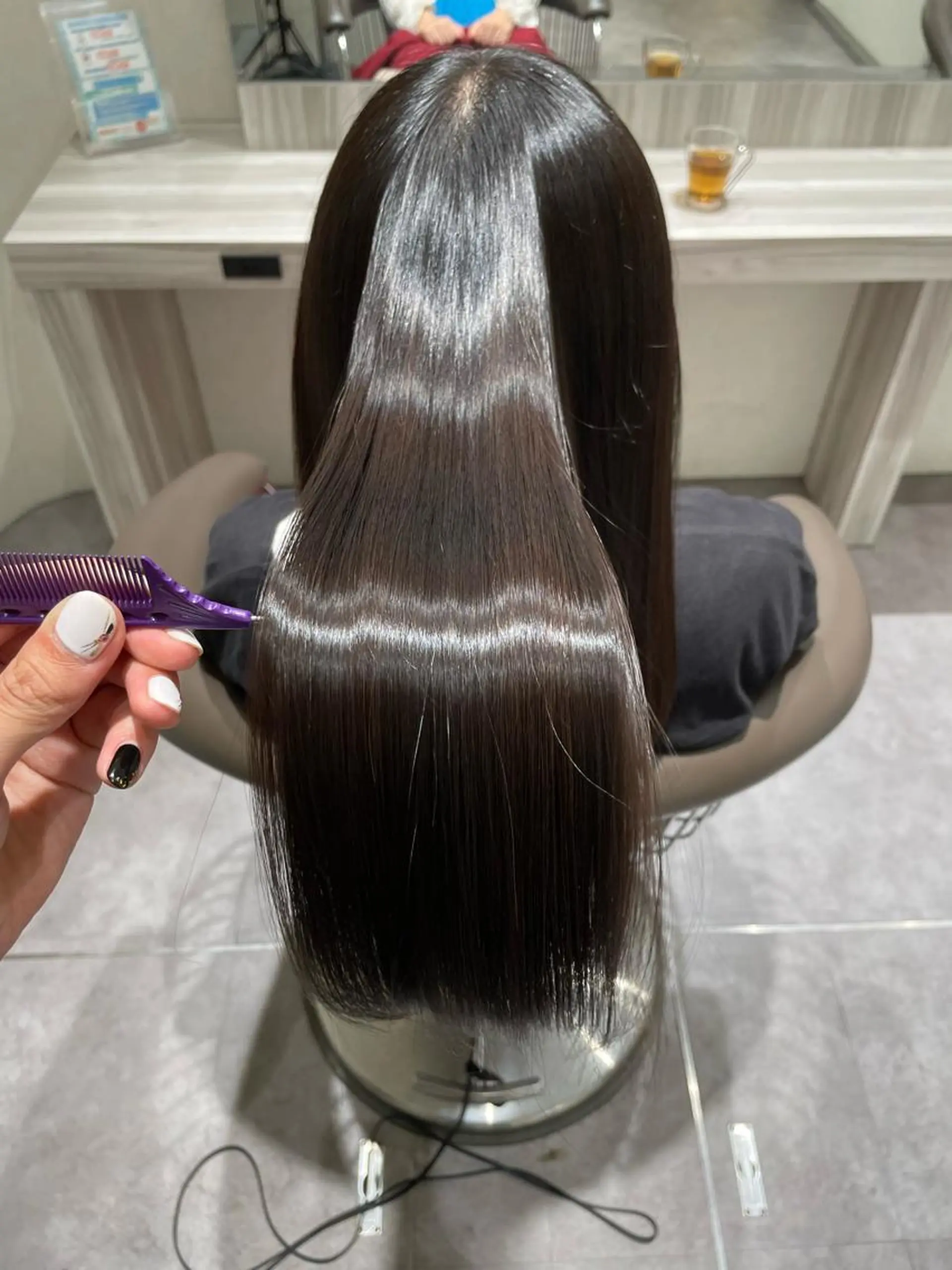 ロング 髪質改善 Reginavita栄所属・パーマ×メッシュ/ 本日空き○/岡本一真のヘアスタイル