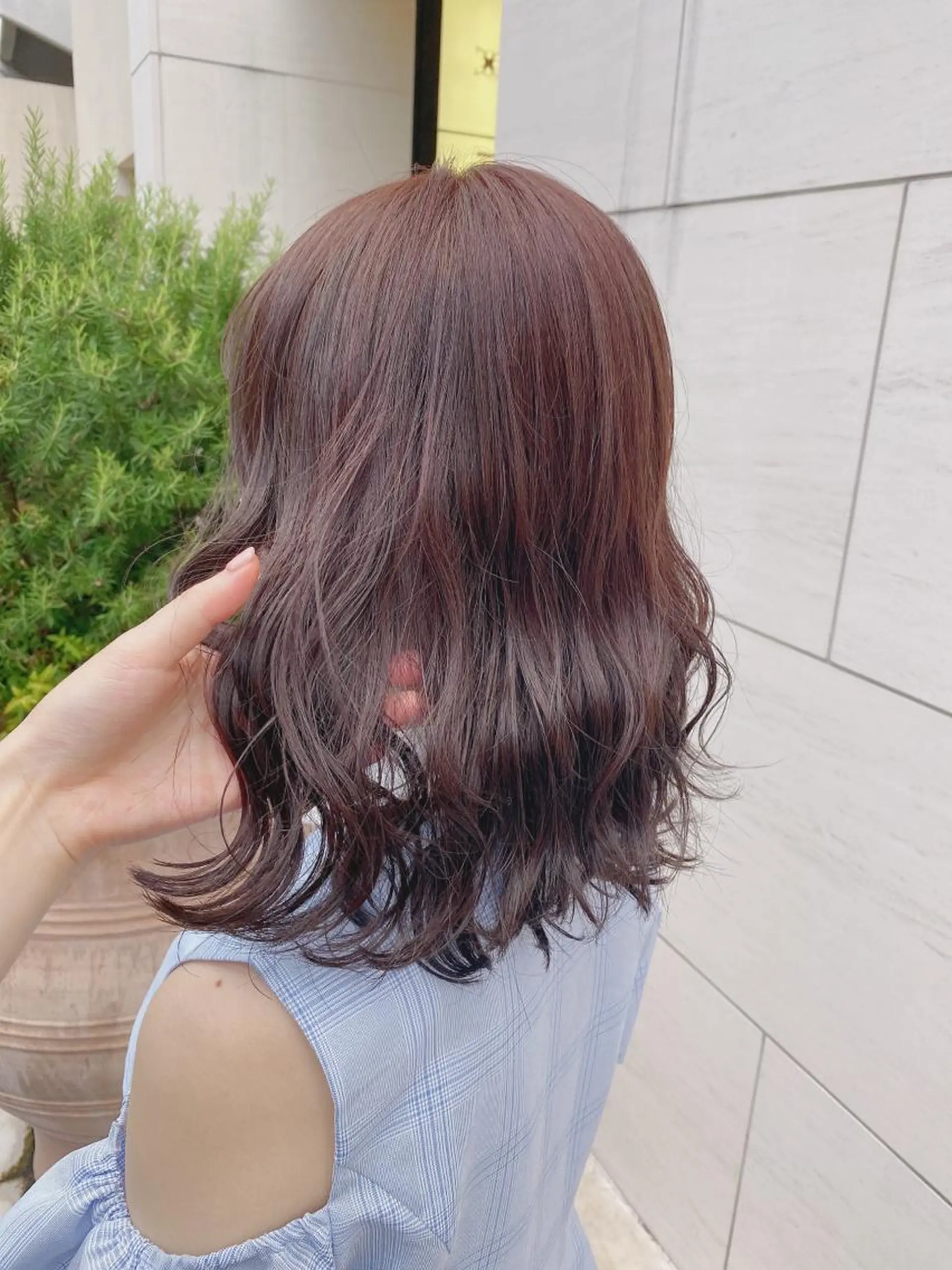セミロング カット ヘアカラー トリートメント 丸山 史香のヘアスタイル