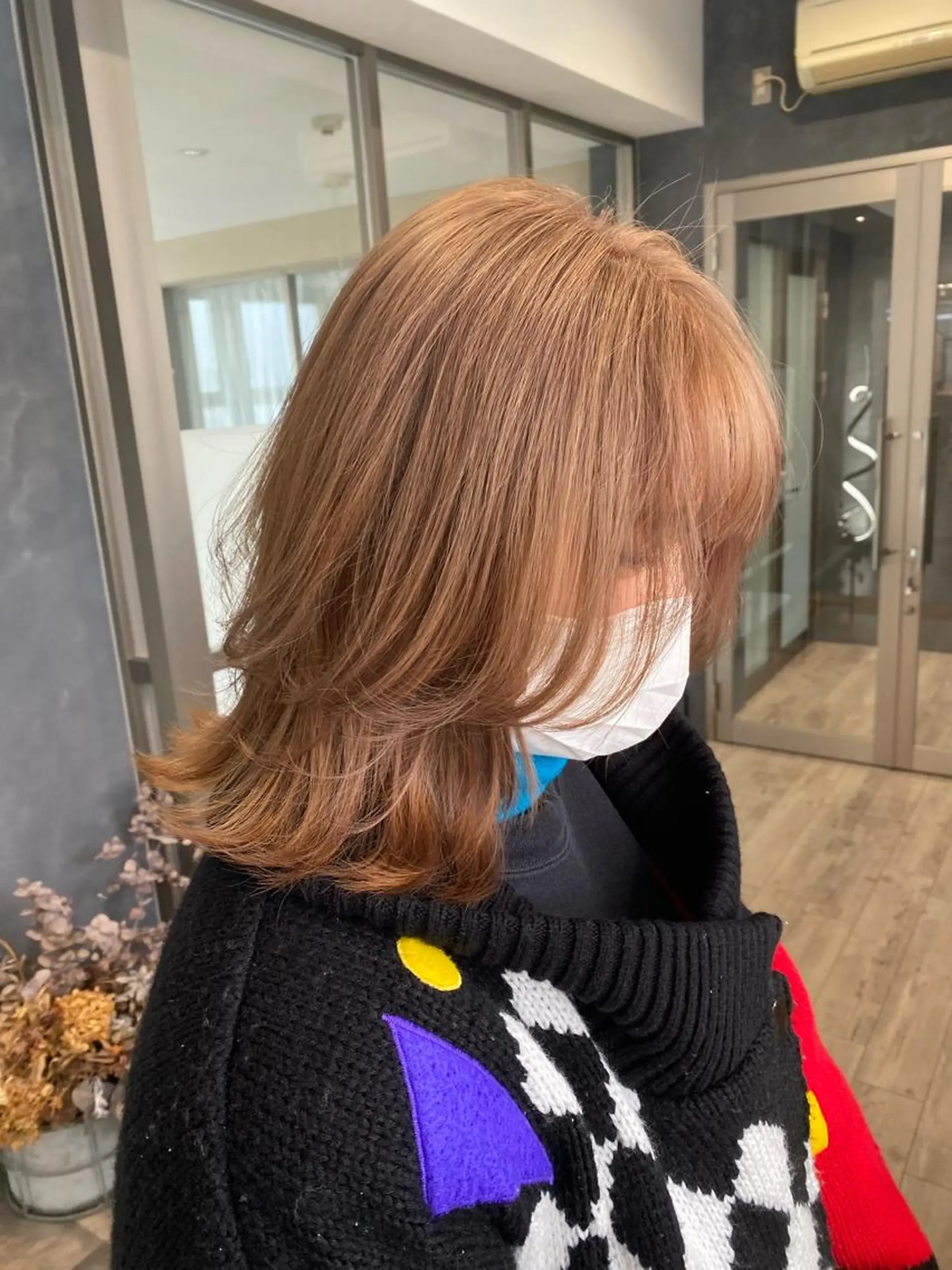 ミディアム ハイトーンボブ Mizuki.のヘアスタイル