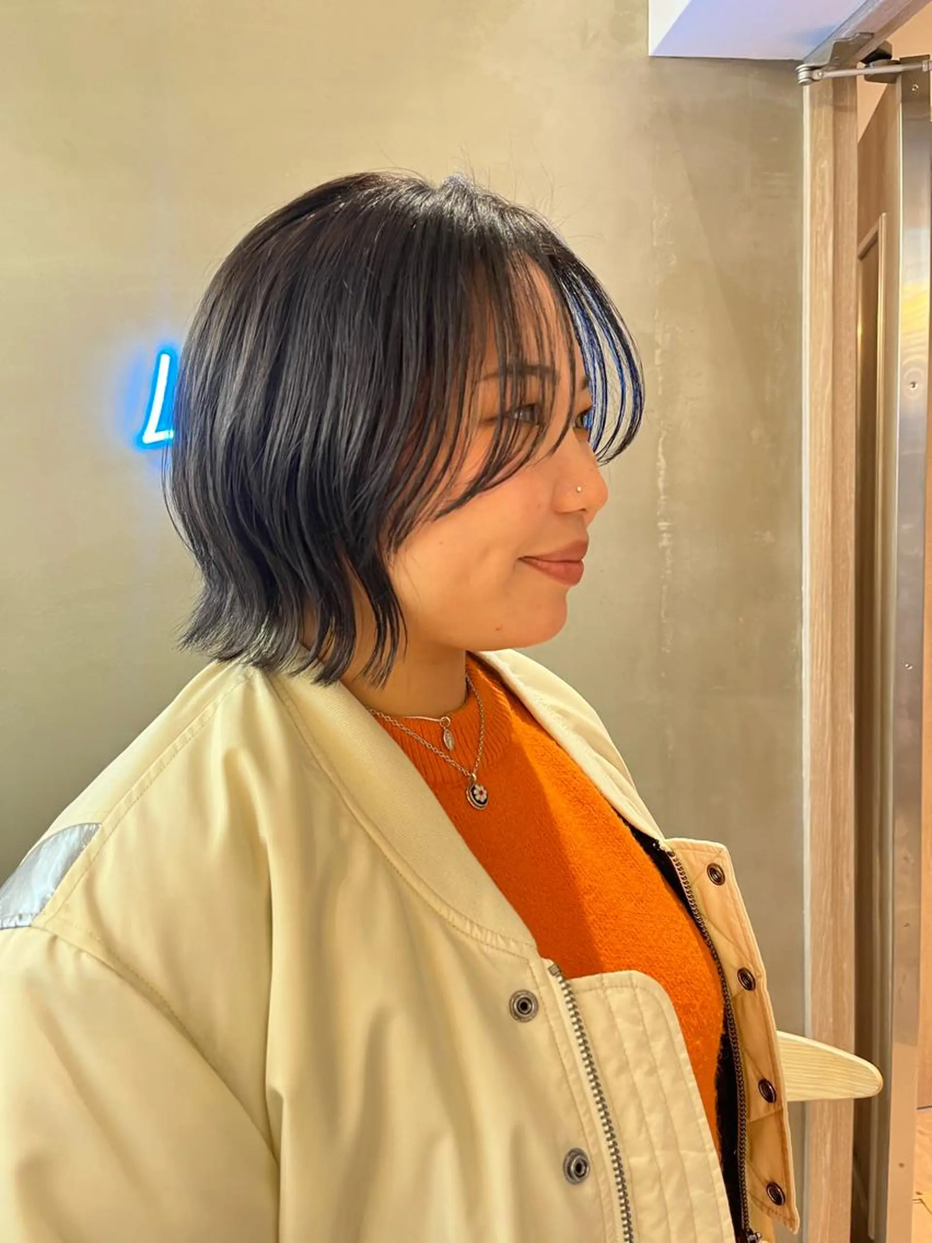 ミディアム 🩵縮毛矯正/ブリー チ/髪質改善/いつかのヘアスタイル