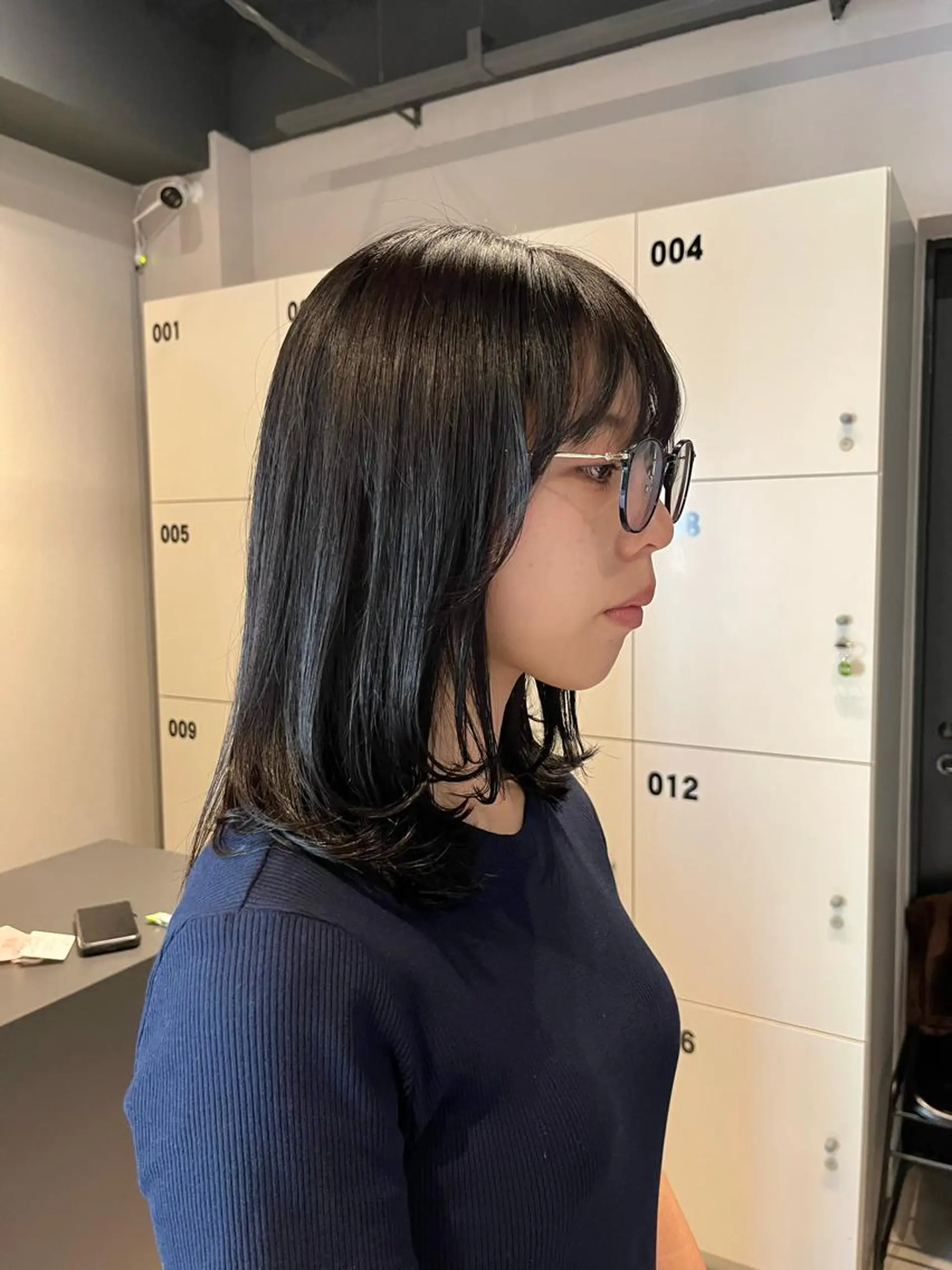 ミディアム カラー ベージュ/グレージュ 恵比寿/丸山陽平のヘアスタイル