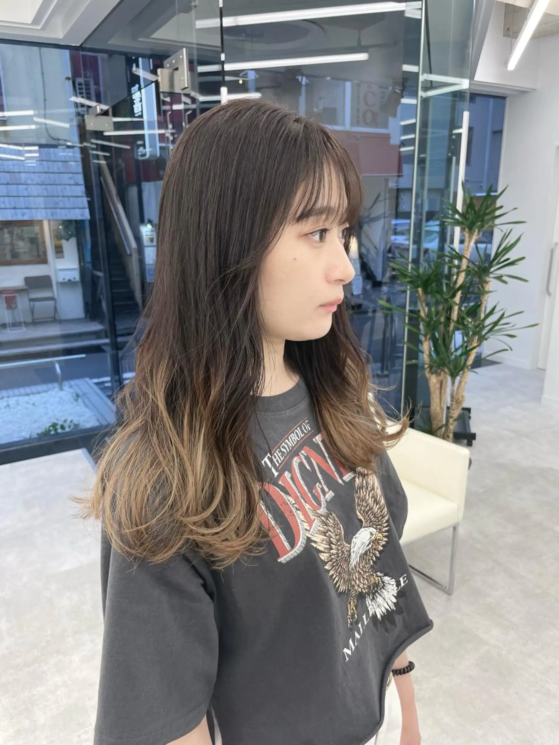 ロング カラー ヘアアレンジ ヘアカラー トリートメント 【Sweep】おじま のぞみのヘアスタイル