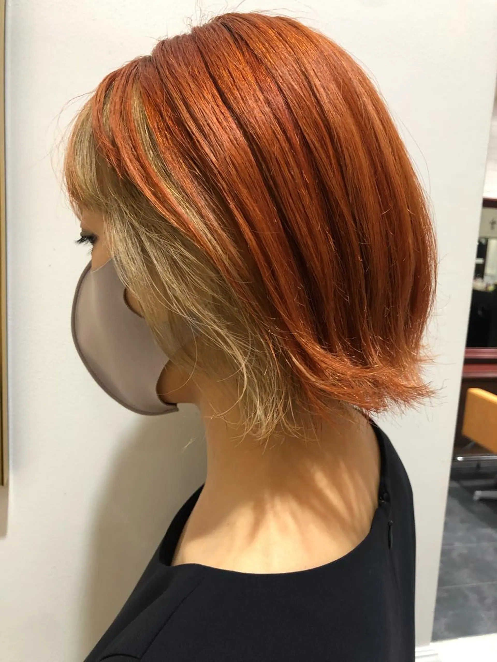 ショート カラー ミストバング  フェイスフレーミング カット ヘアカラー トリートメント VIVIE【ヴィヴィ】所属・髪質改善/韓国風 レイヤー/田村祐樹のヘアスタイル