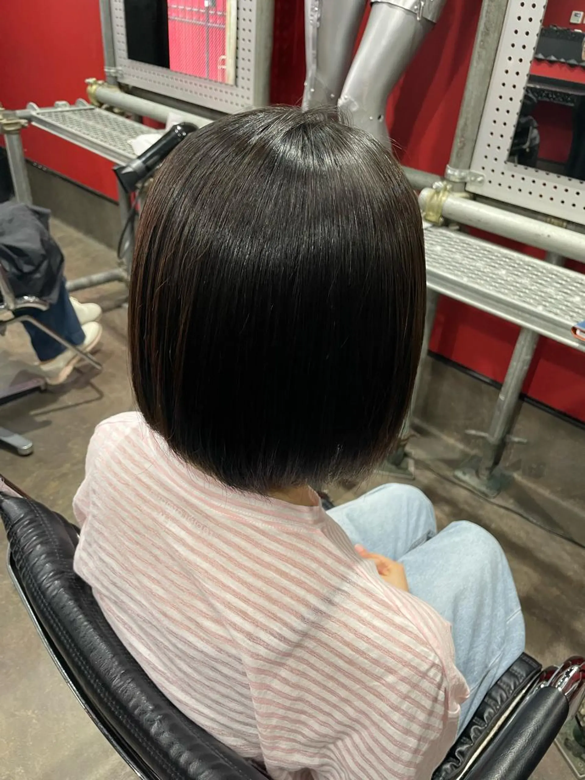 ミディアム パーマ ストレートパーマ SLIME Seiのヘアスタイル