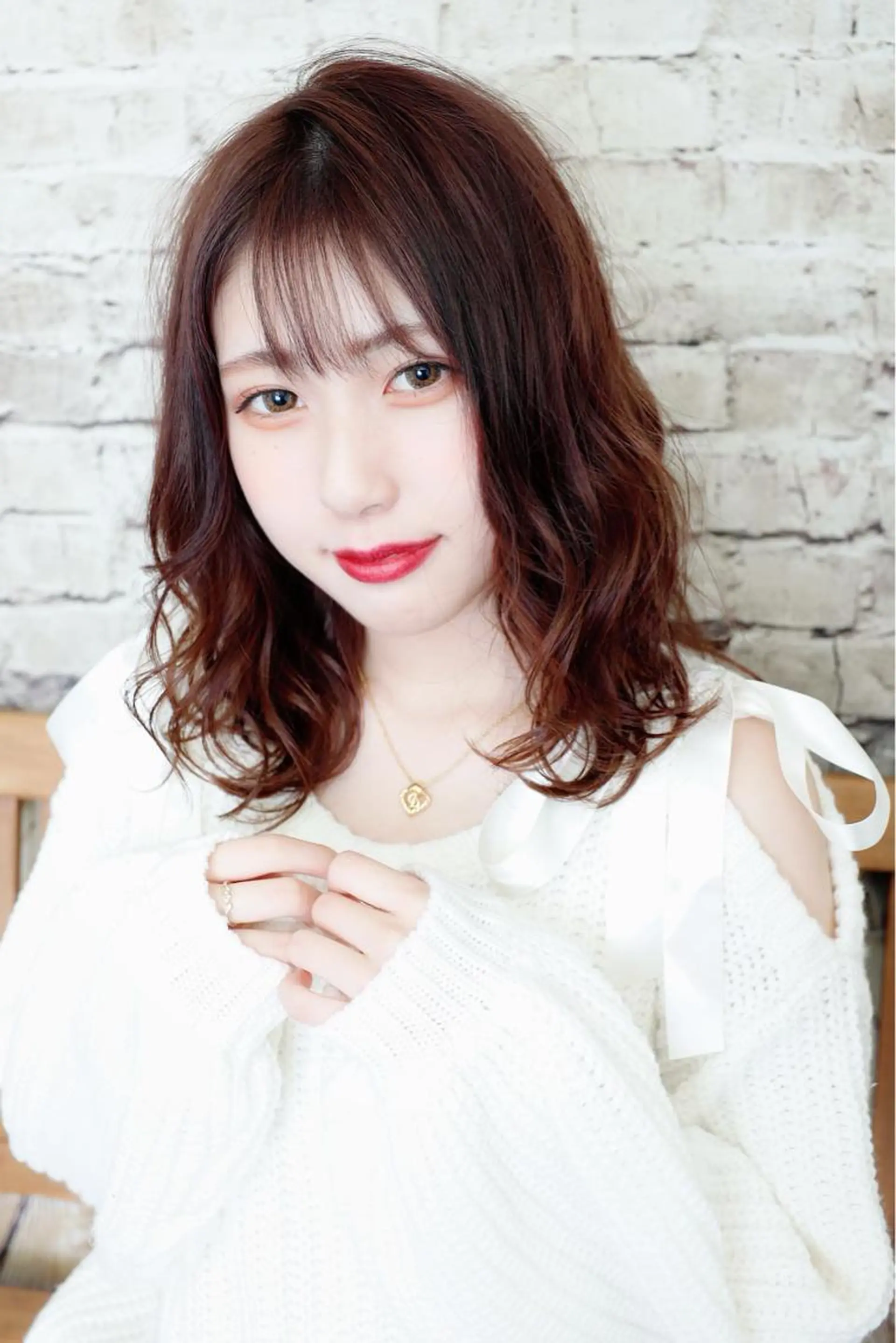 セミロング カラー 千葉 大聖のヘアスタイル