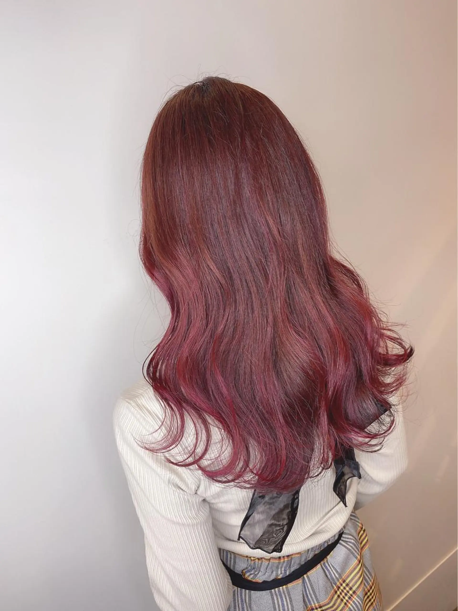 ロング しもかわ かほのヘアスタイル