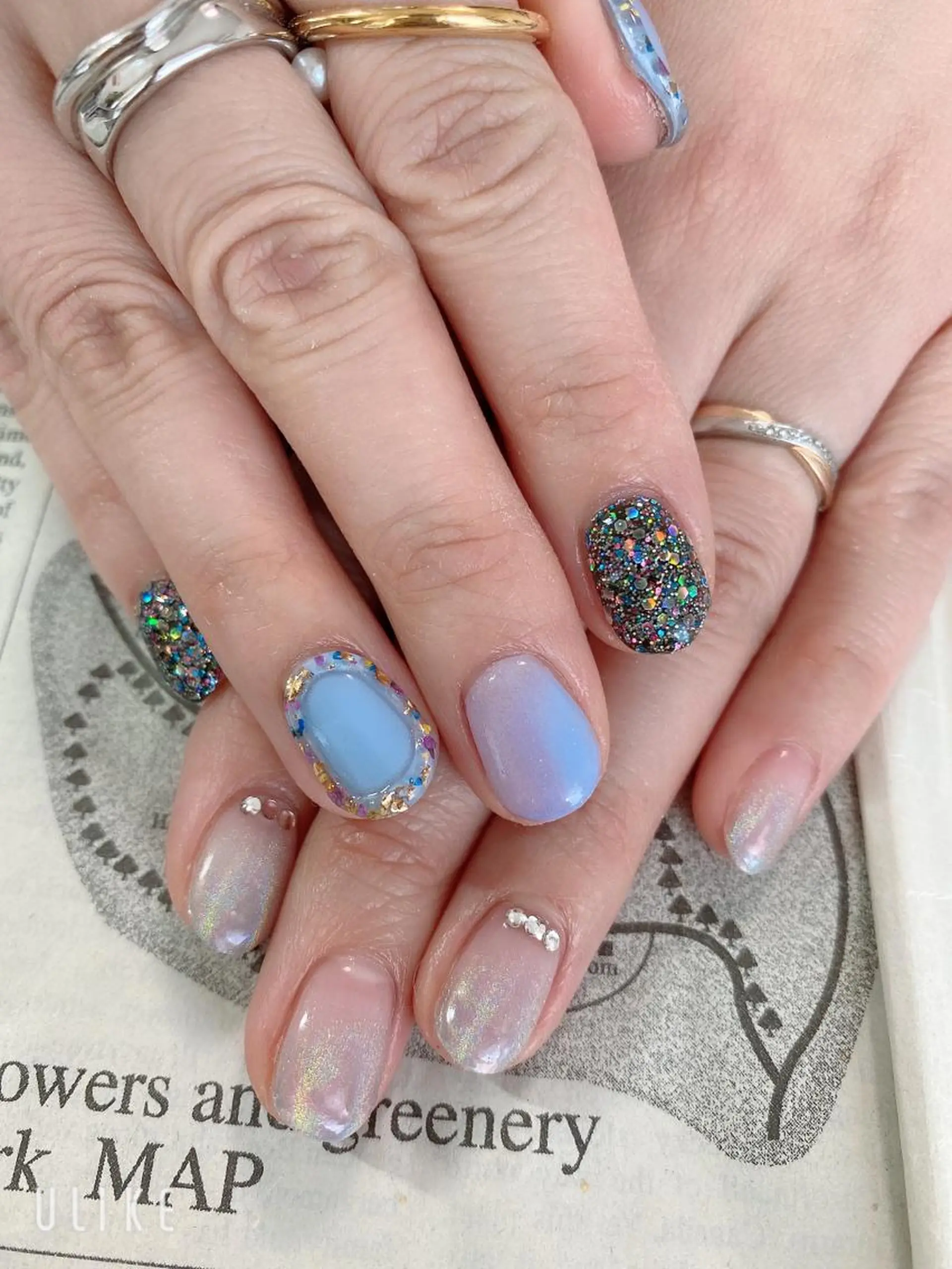 ネイル ハンドネイル ハンドケア 森山 舞のネイルデザイン