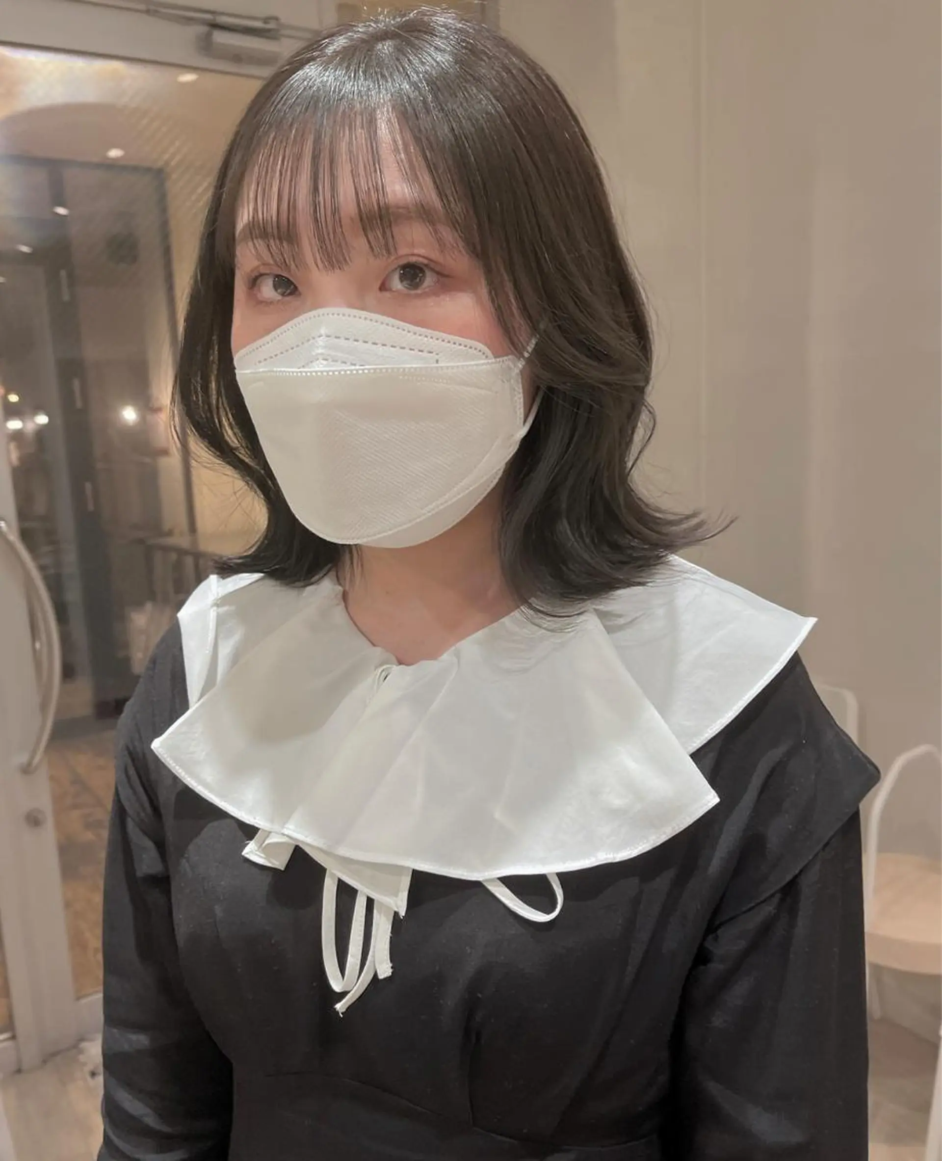 ミディアム カラー nakahara madokaのヘアスタイル