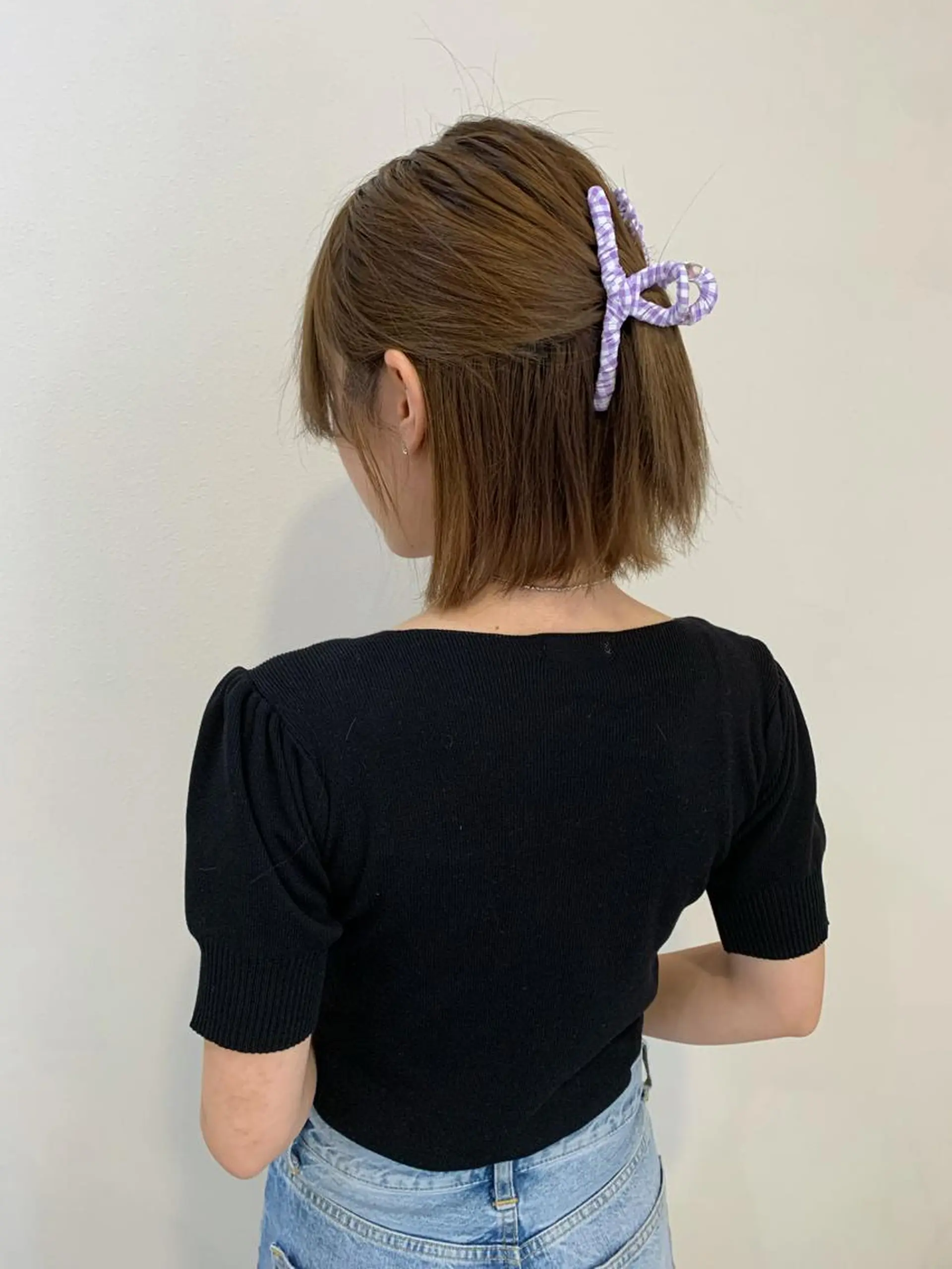 ショート ヘアアレンジ ボブ 韓国風ヘア カット ヘアカラー トリートメント 🫧chinatsu 🫧のヘアスタイル