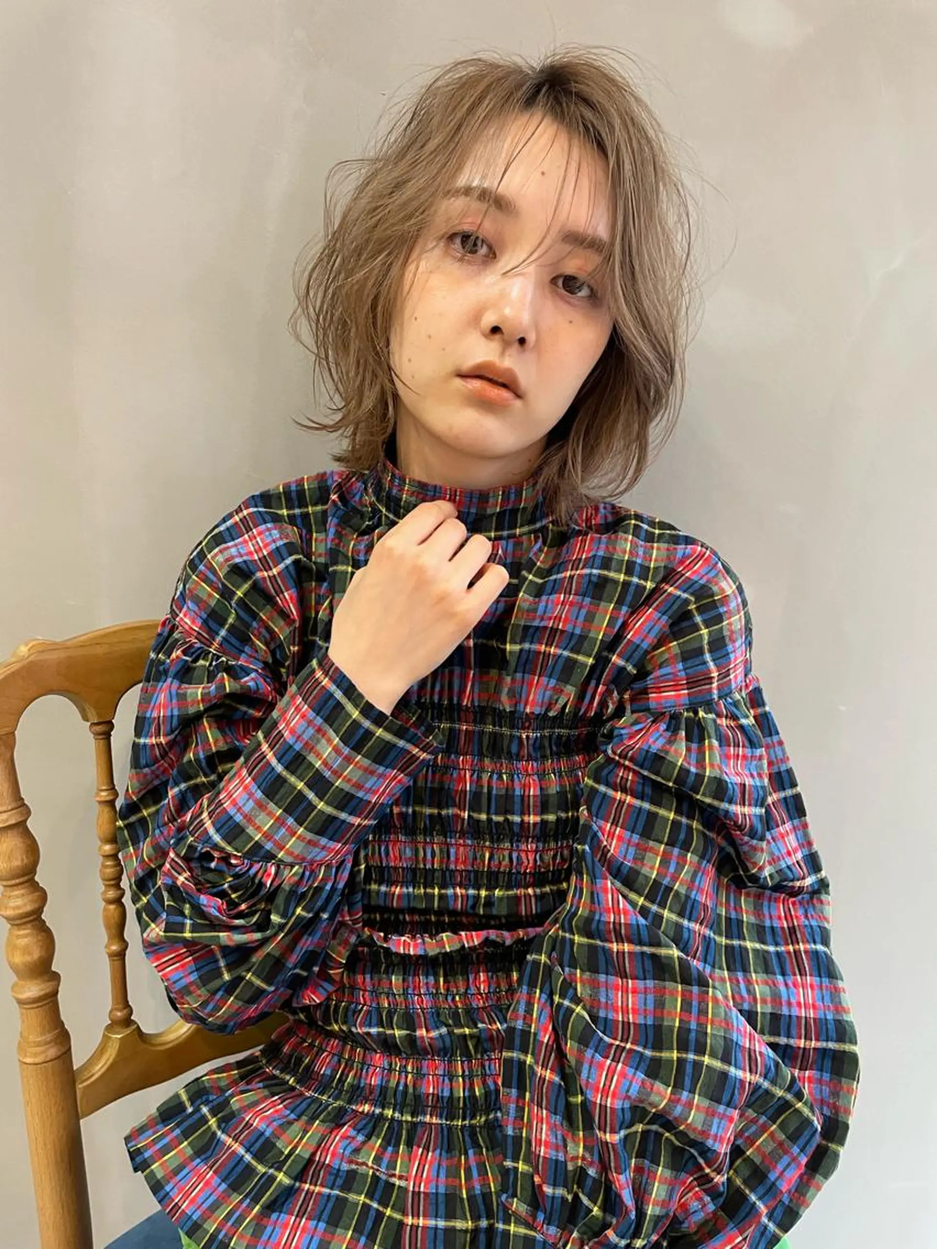 ショート カラー ブリーチ カット ヘアカラー トリートメント ショート/ボブ専門 宮脇美奈/南船場のヘアスタイル