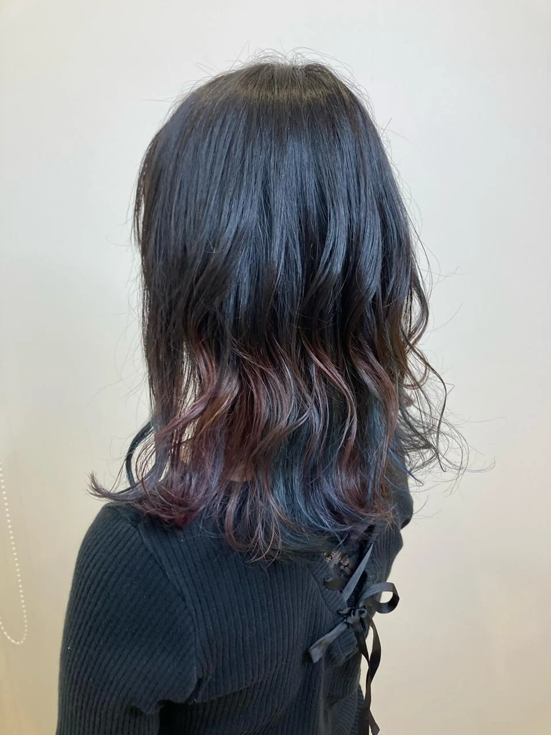 ミディアム カラー ヘアカラー 黒川 真伍のヘアスタイル