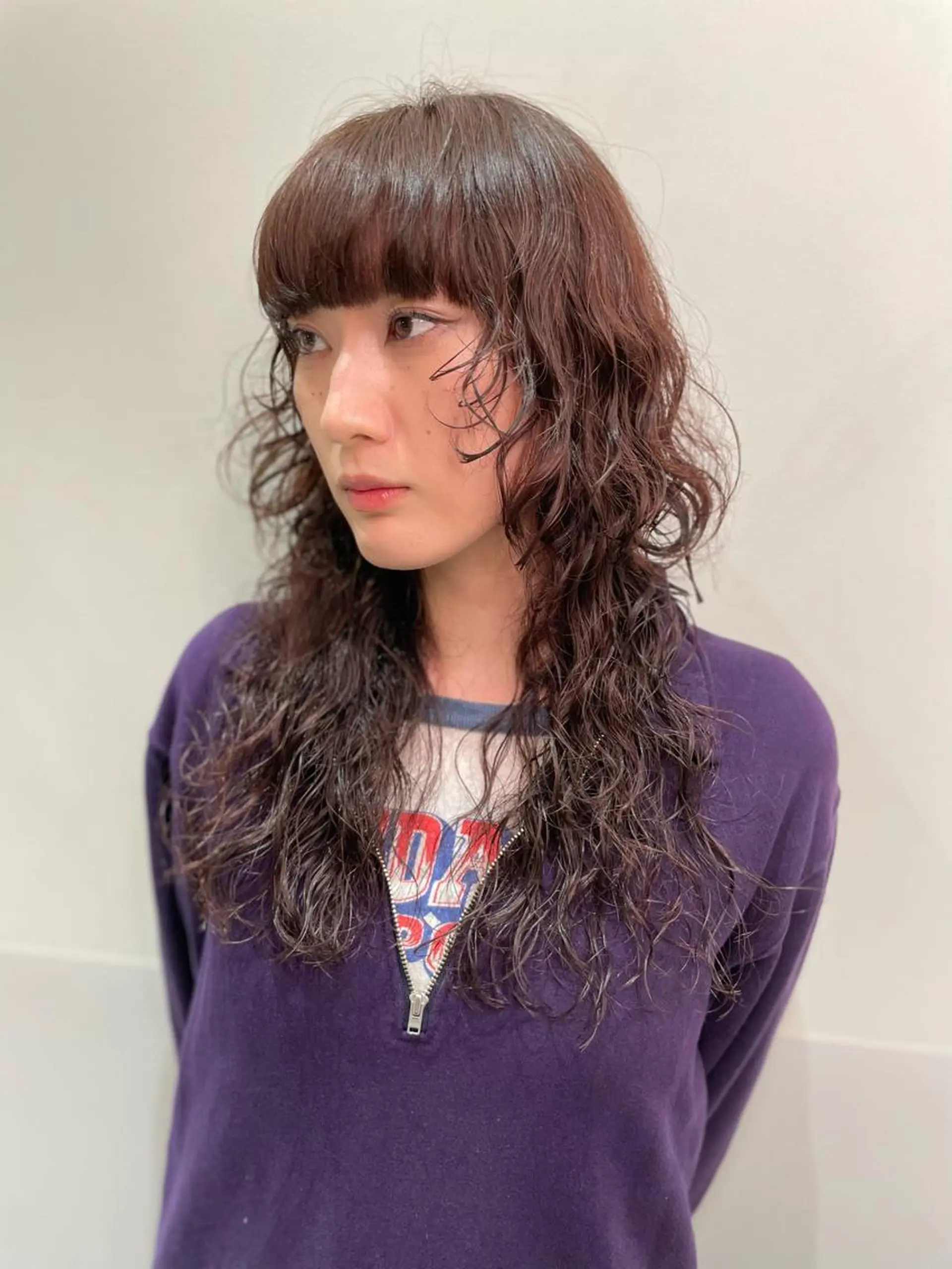 ミディアム カラー カット ヘアカラー トリートメント SALOWIN所属・ブリーチ✨ ボブ✨レイヤーのヘアスタイル