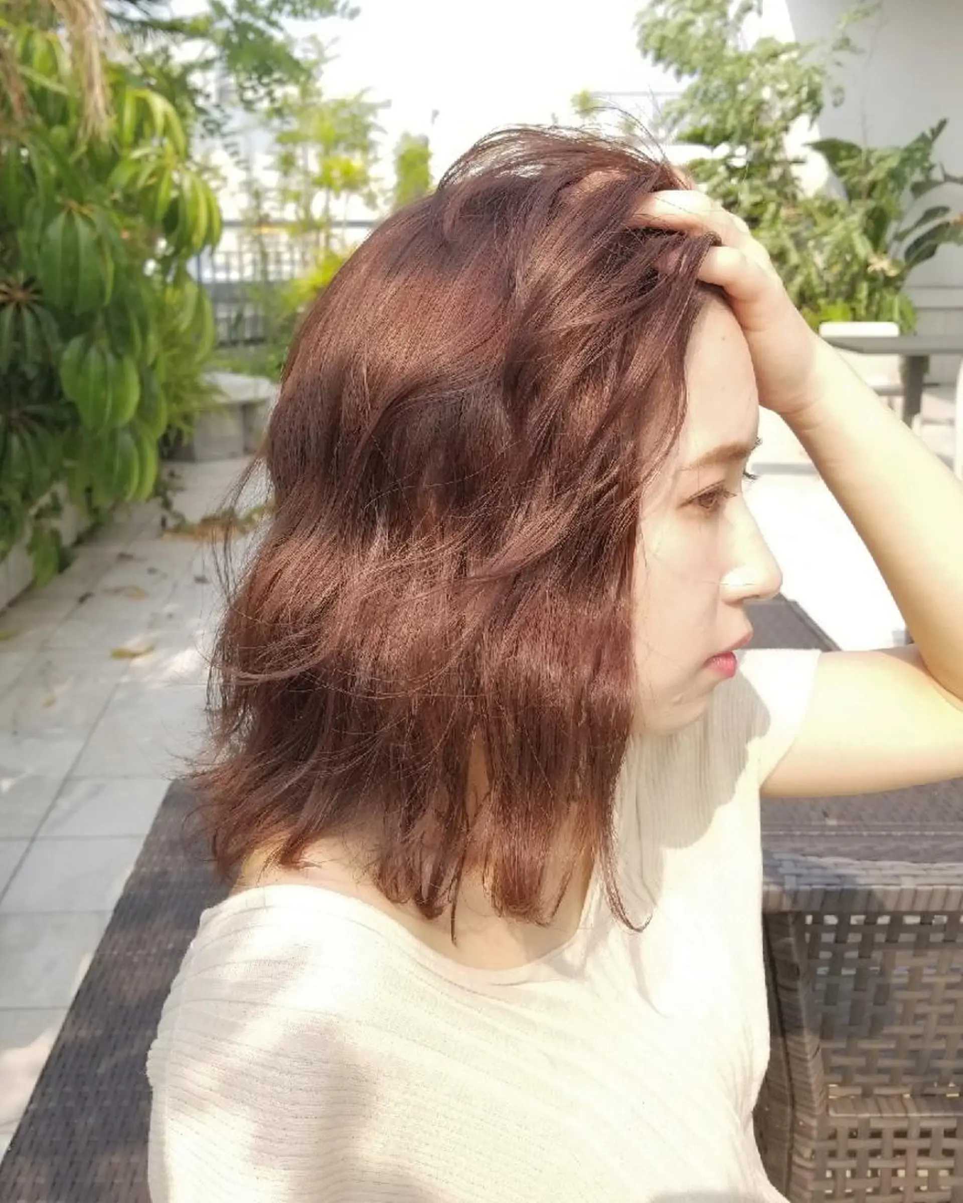 ミディアム カラー Day＆Night所属・Day&Night [店長]Chiakiのヘアスタイル