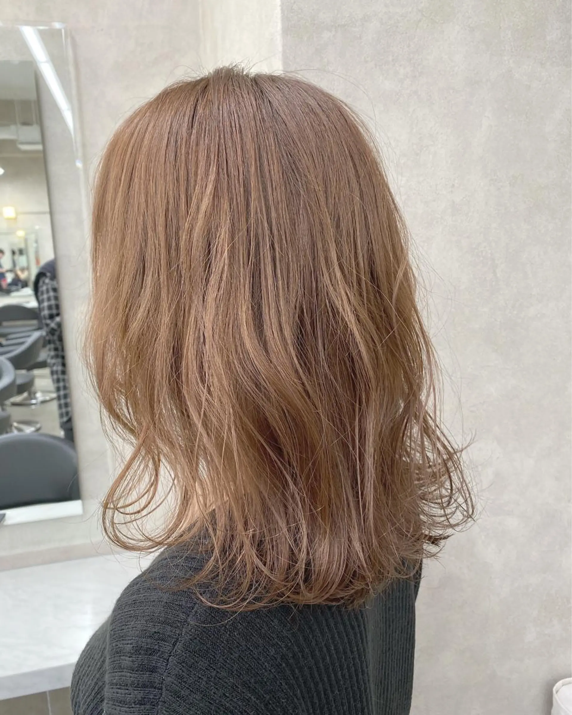 ミディアム カラー ヘアアレンジ カット ヘアカラー トリートメント ヘッドスパ ヘアセット Alea by  little横浜所属・💞あざと可愛い💞 児玉大地のヘアスタイル