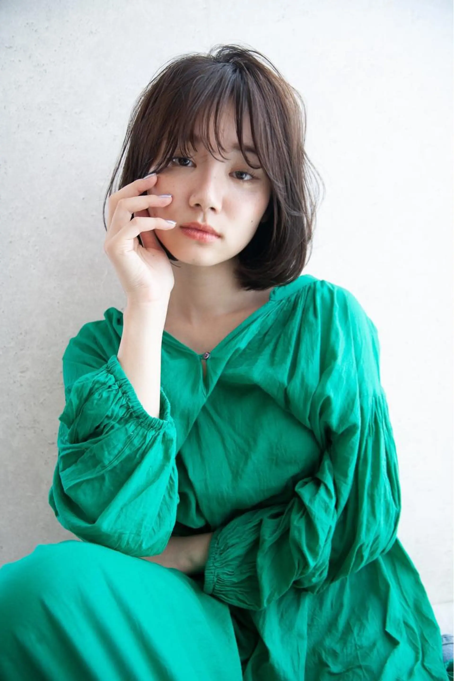 ショート カラー ヘアアレンジ ミニボブ/ブリーチ 🌈MISATOのヘアスタイル