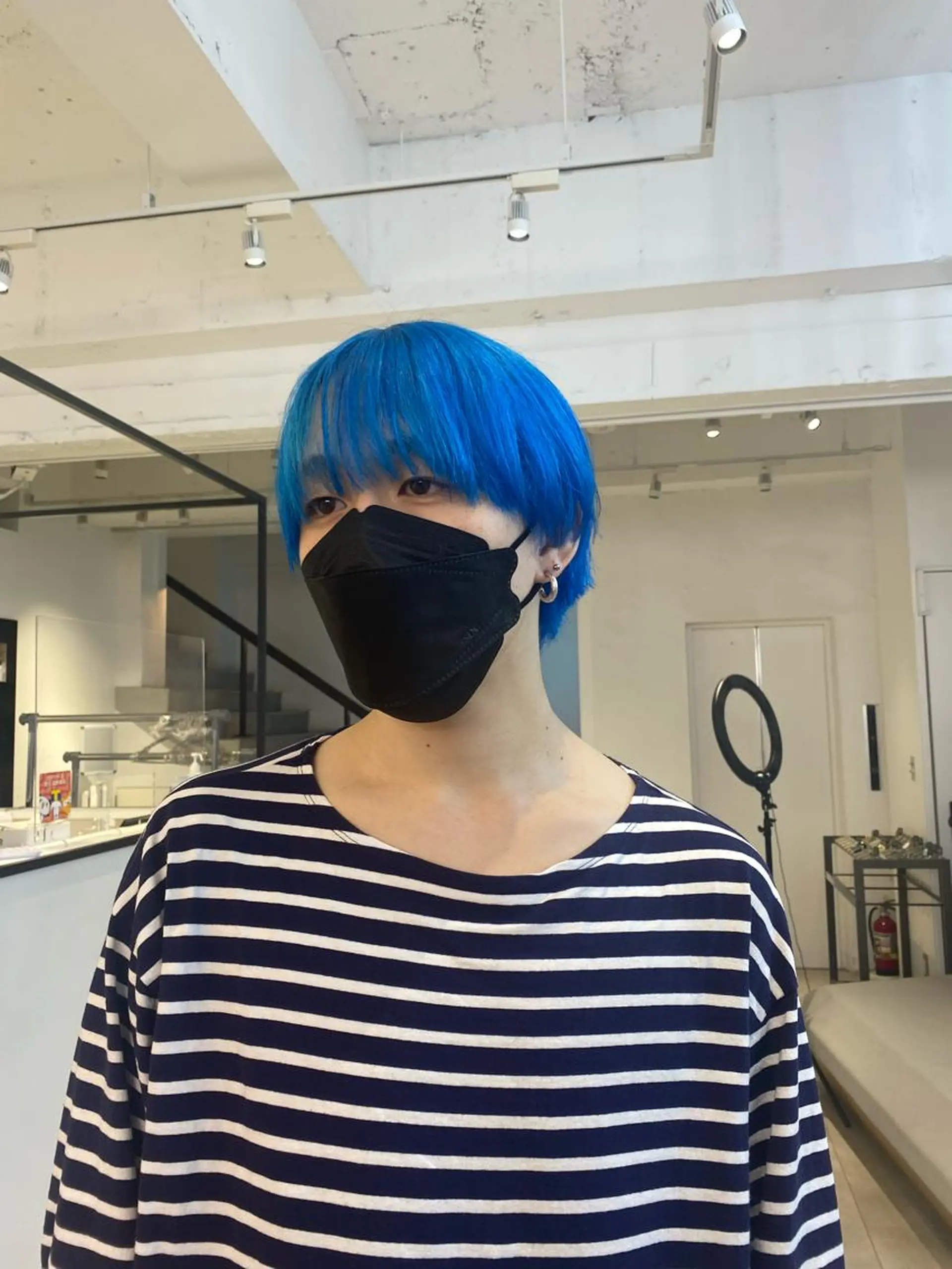 ショート カラー ブルーカラー HARE &nail ☪️remiのヘアスタイル