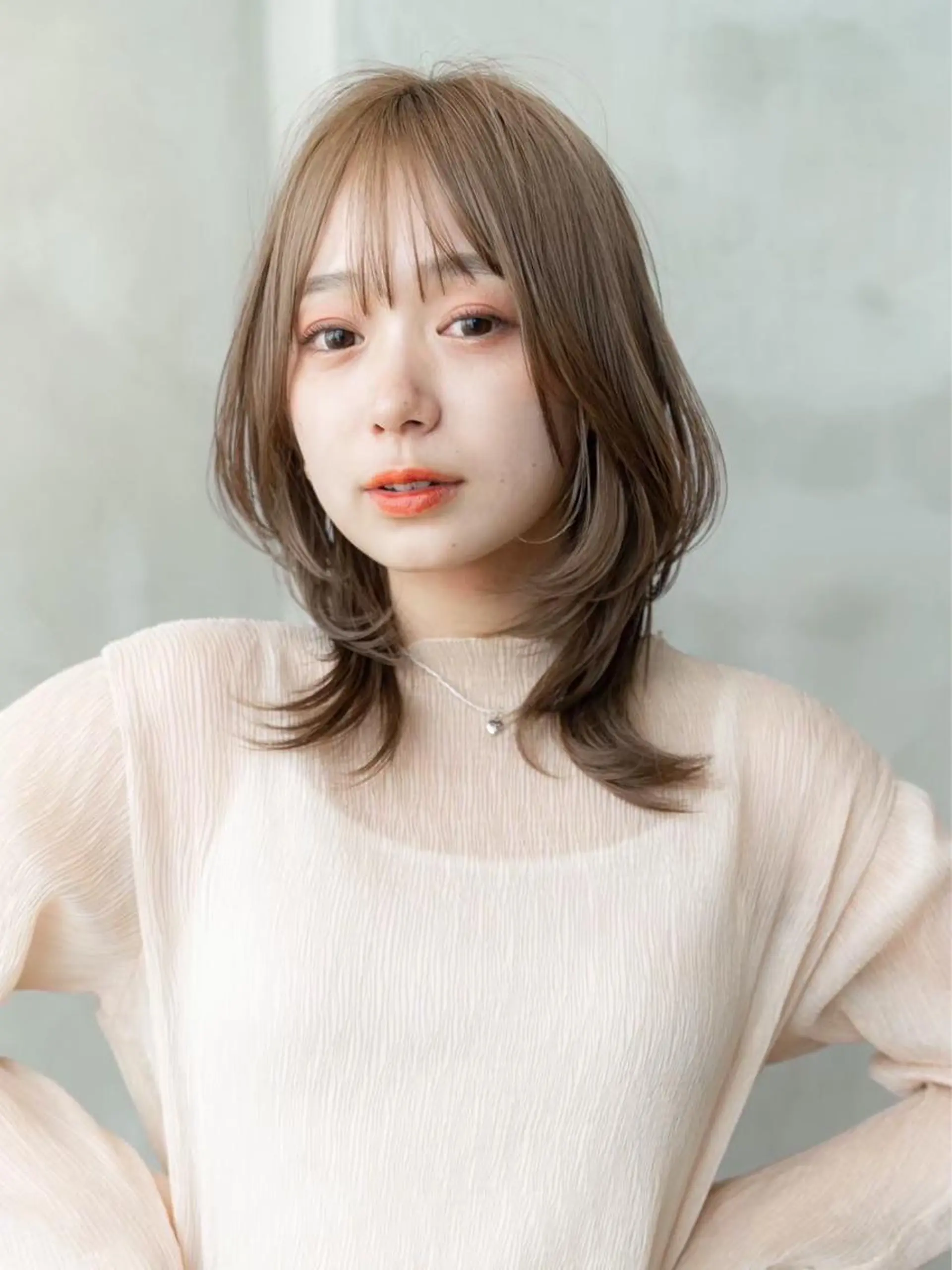 ミディアム カラー ✨髪質改善 縮毛矯正 艶髪 立川 コウキ✨のヘアスタイル