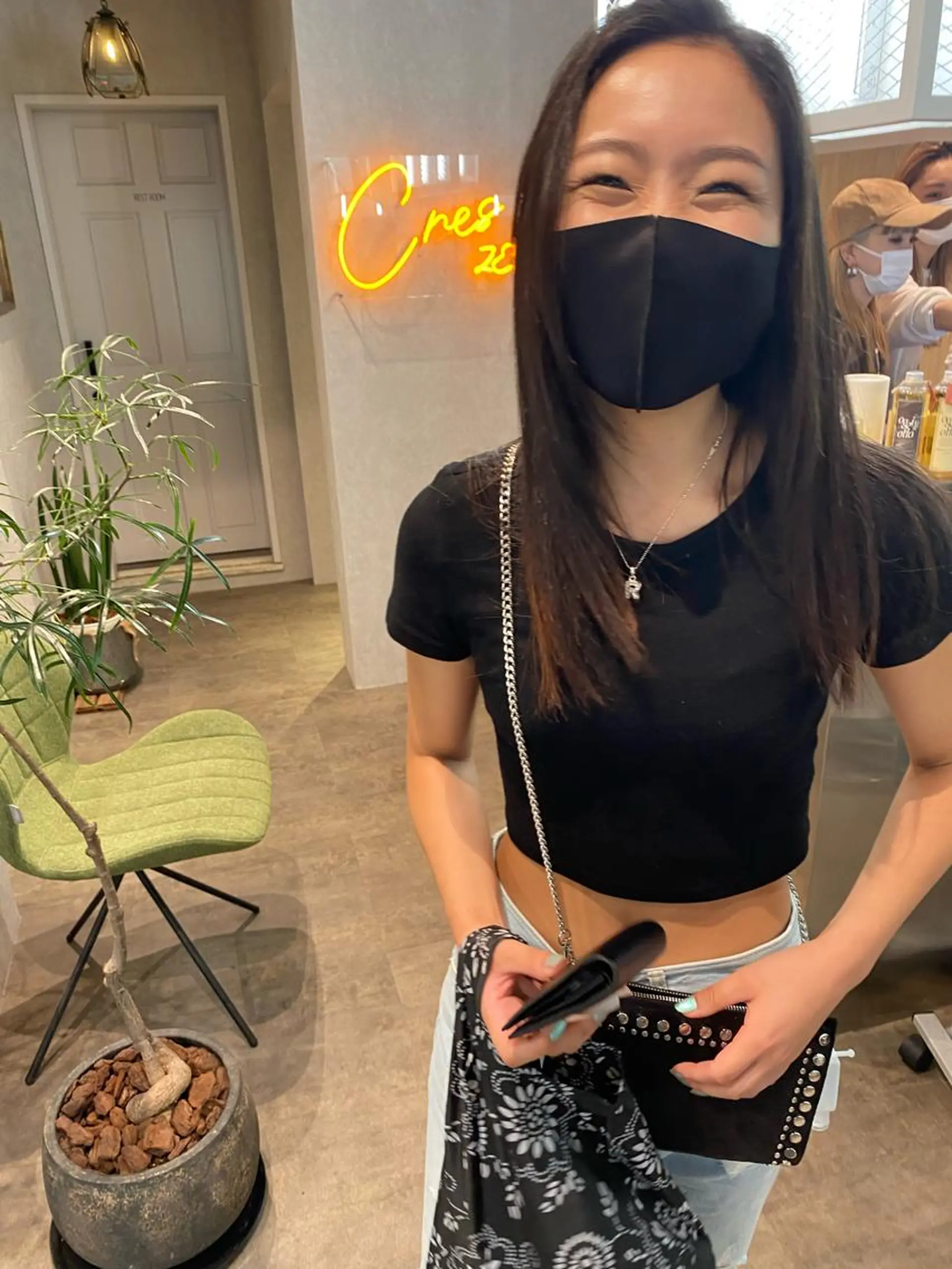 セミロング カラー ヘアアレンジ XENA表参道 MIKUのヘアスタイル