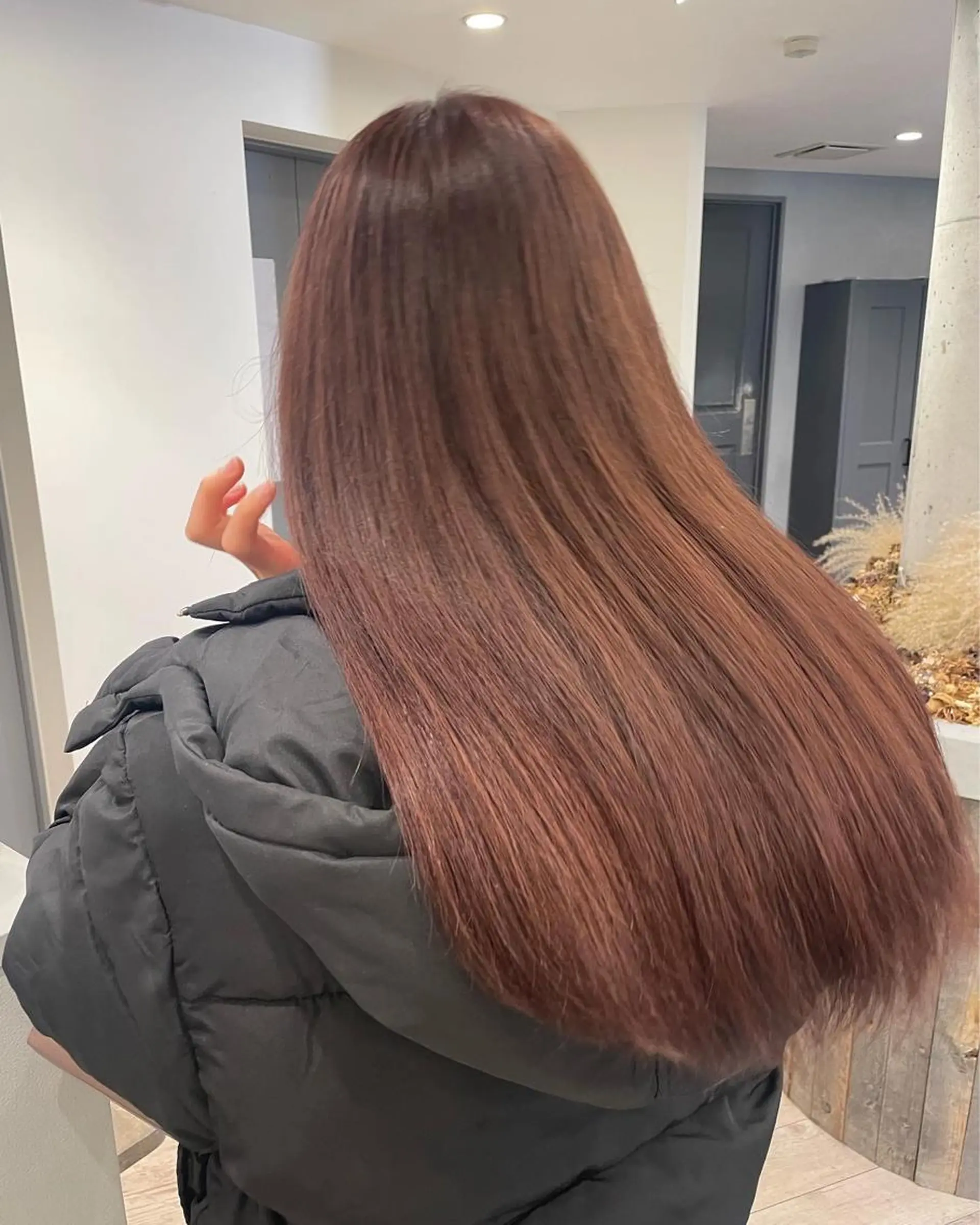 ロング ピンクブラウン ♡似合わせハイトーン ♡maiのヘアスタイル