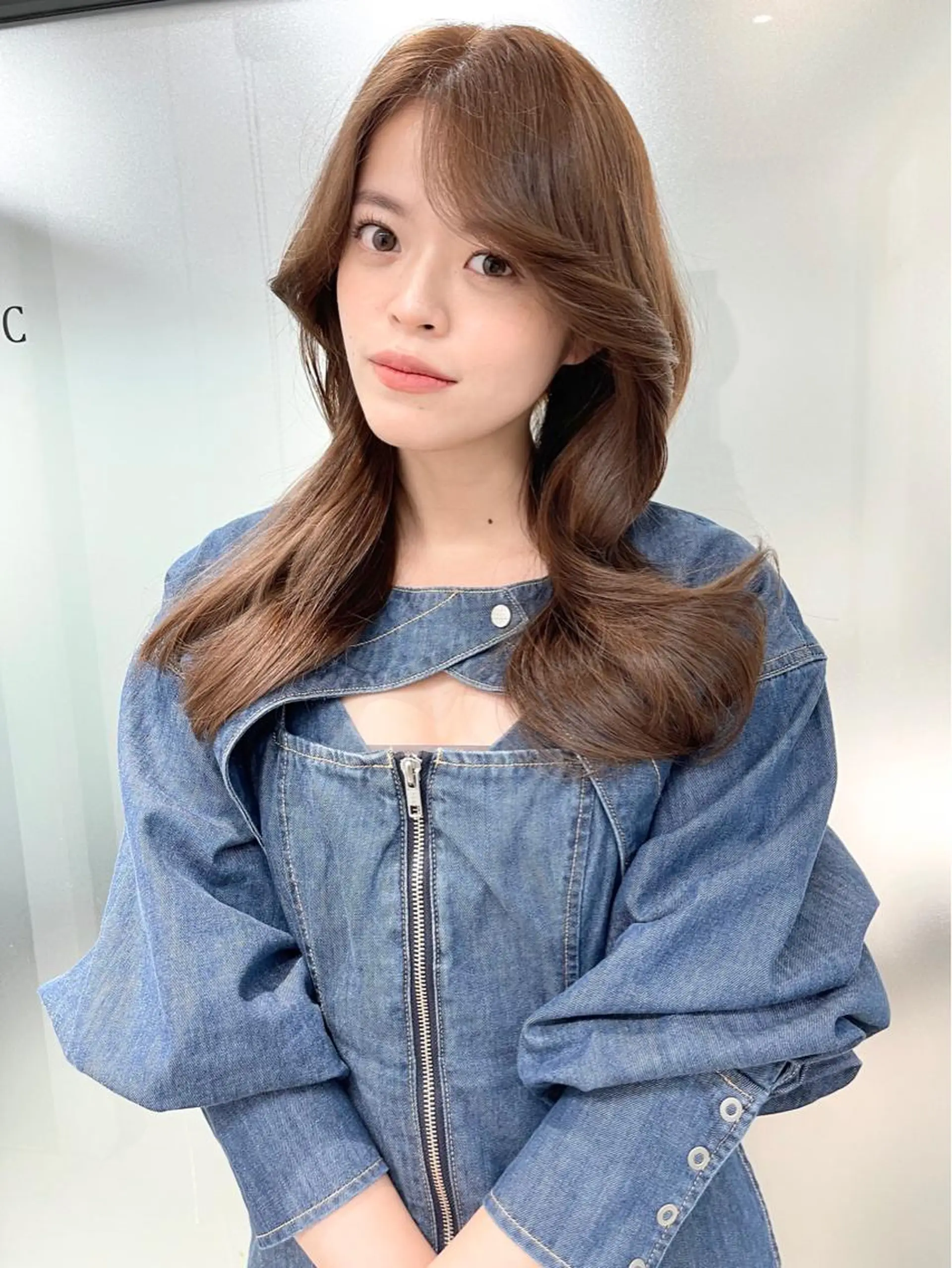 ロング 韓国風ヘア レイヤーカット カット ヘアカラー トリートメント 韓国レイヤーカット 髪質改善▫️水野有真のヘアスタイル