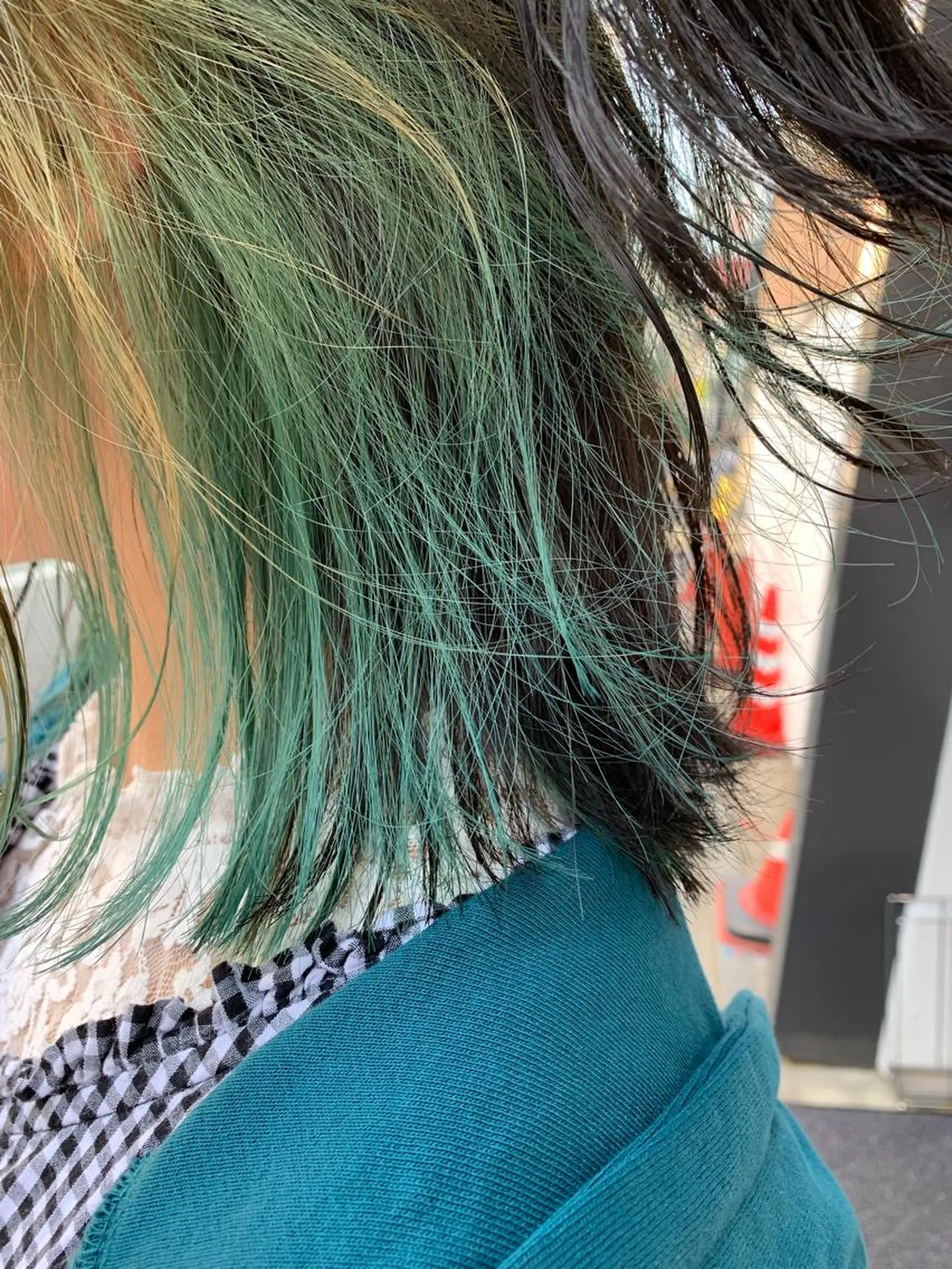 ミディアム カラー デザインカラー インナーカラー カット ヘアカラー トリートメント パーマ/透明感カラー /ボブ/吉田一生のヘアスタイル