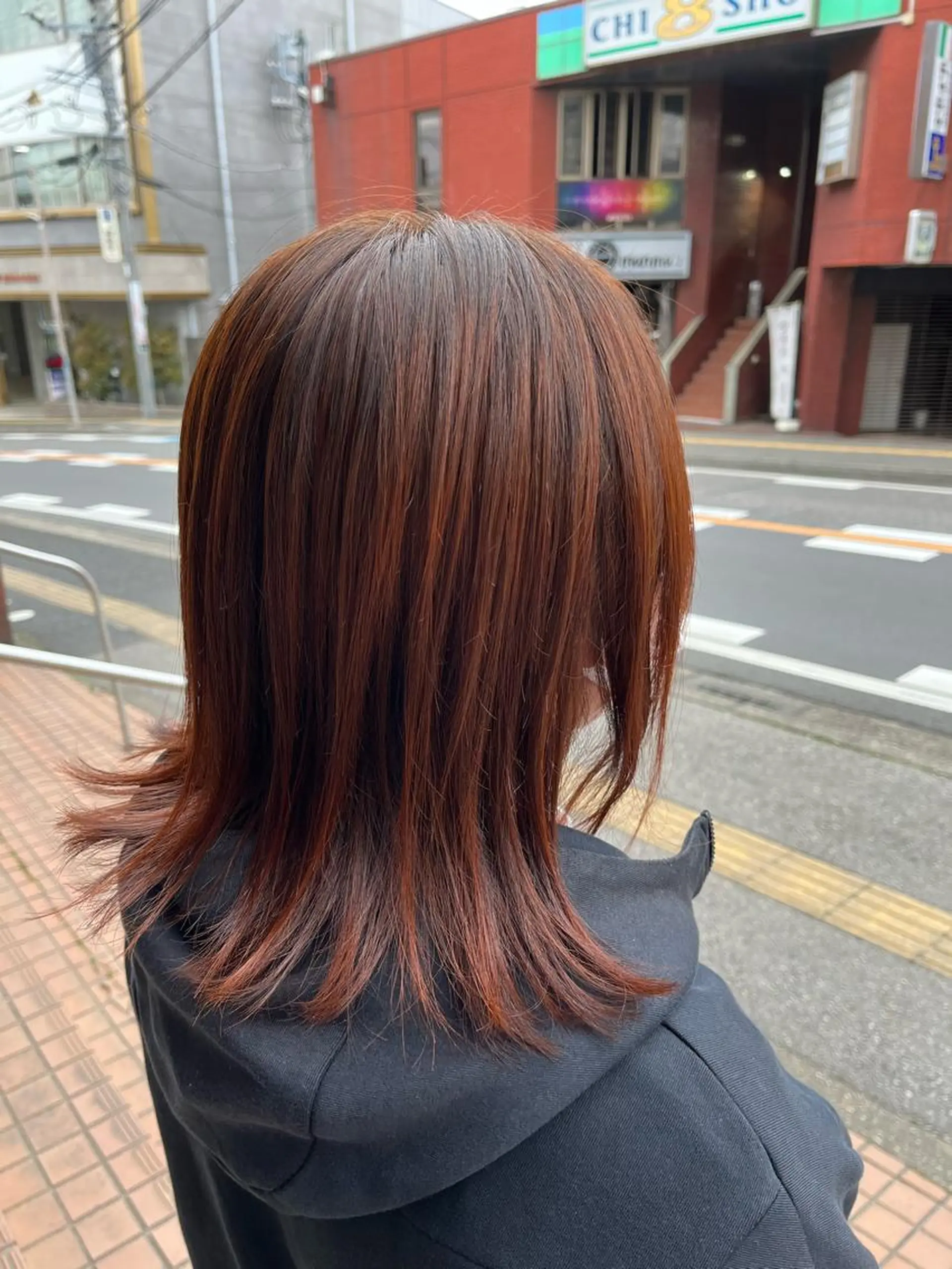 ミディアム ヘアメイクアクト都賀 國吉のヘアスタイル