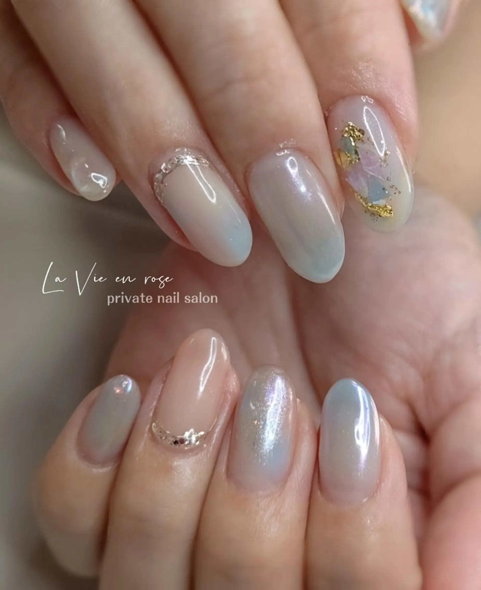 ネイル ラヴィアン ローズのネイルデザイン