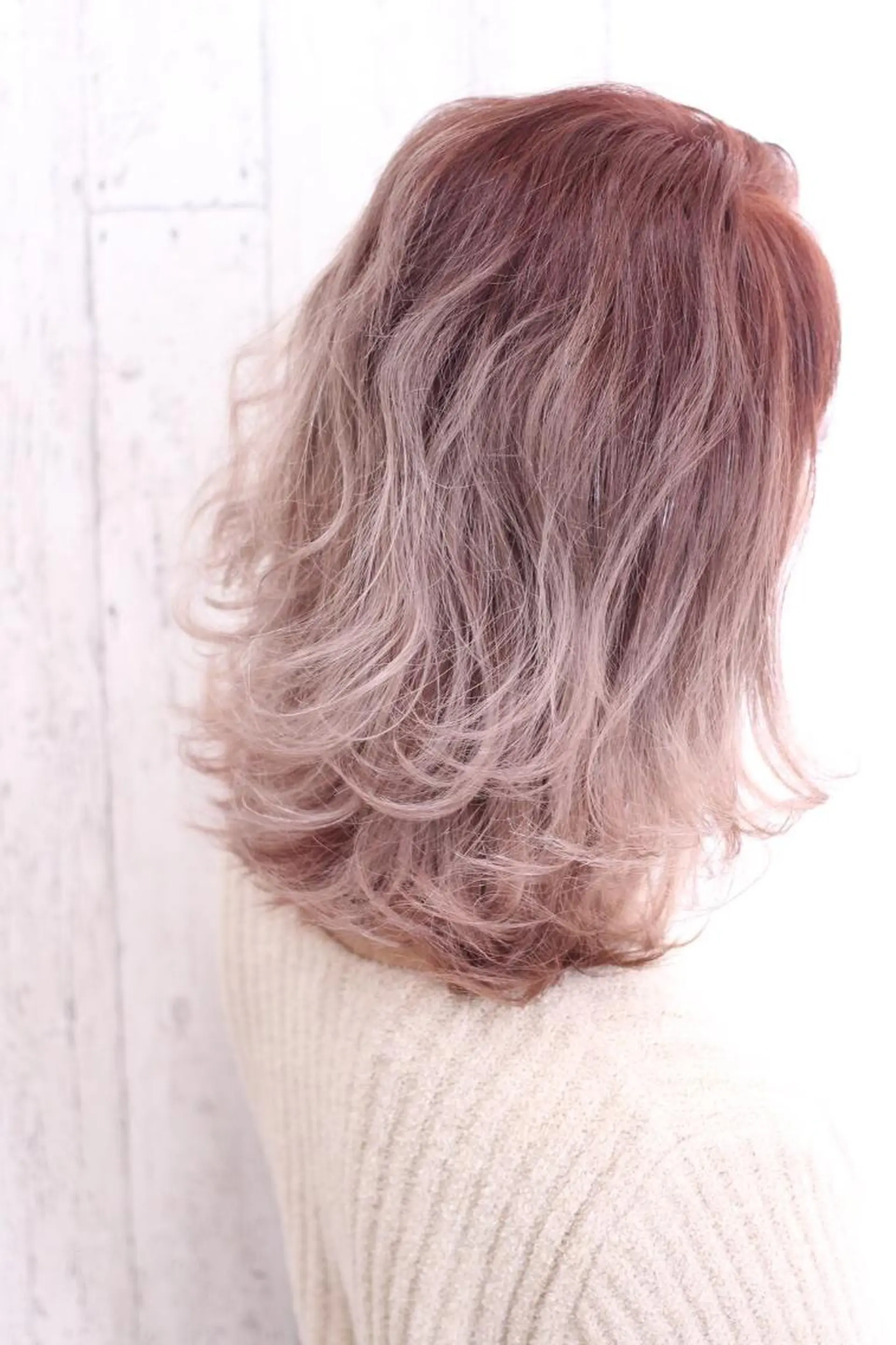 ロング カラー チビ編み込みエクステ シールEXどぅ〜すのヘアスタイル