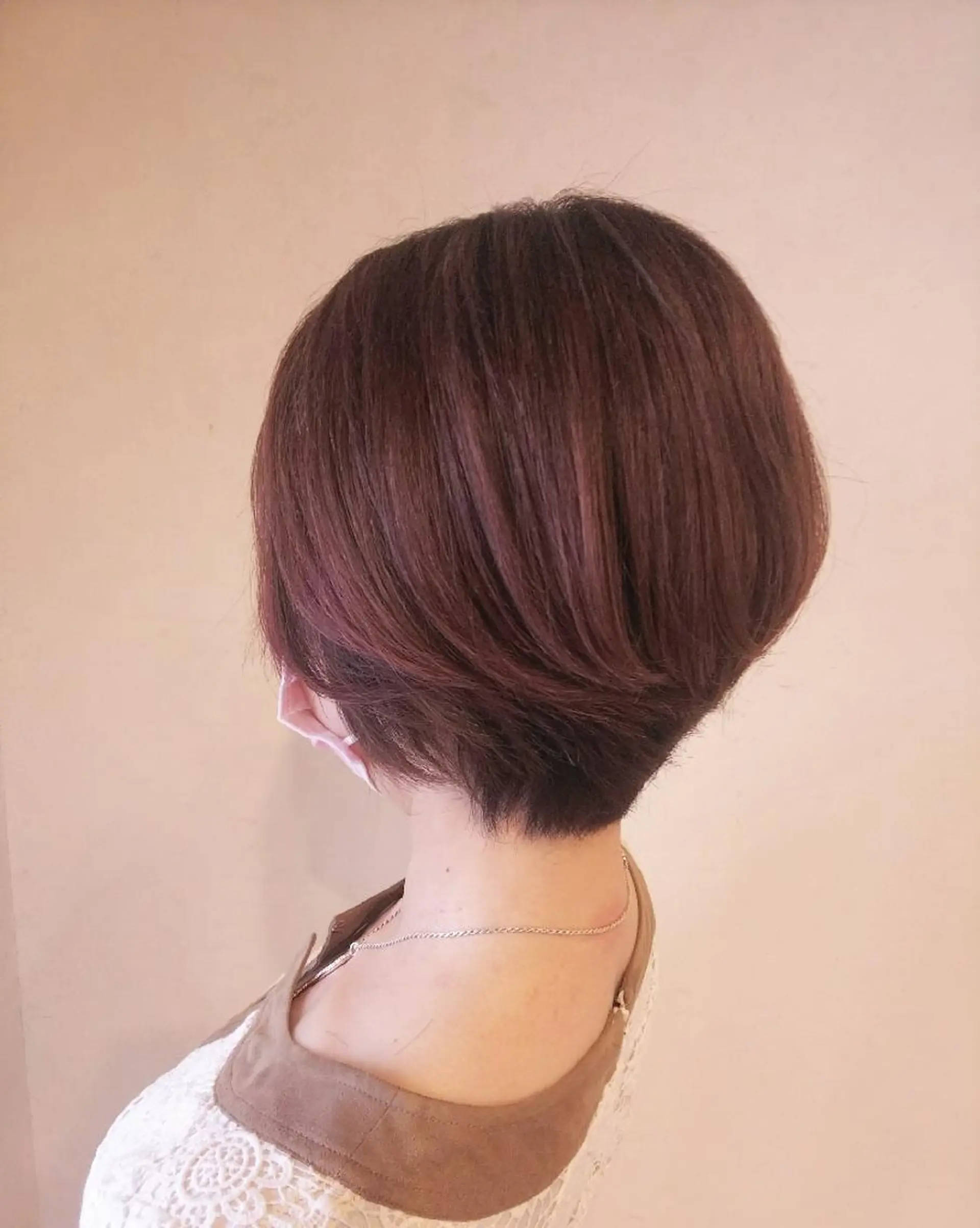 ショート カラー ハイライトカラー ピンクカラー ハイライト JIL BLAN 京都所属・RU RIのヘアスタイル