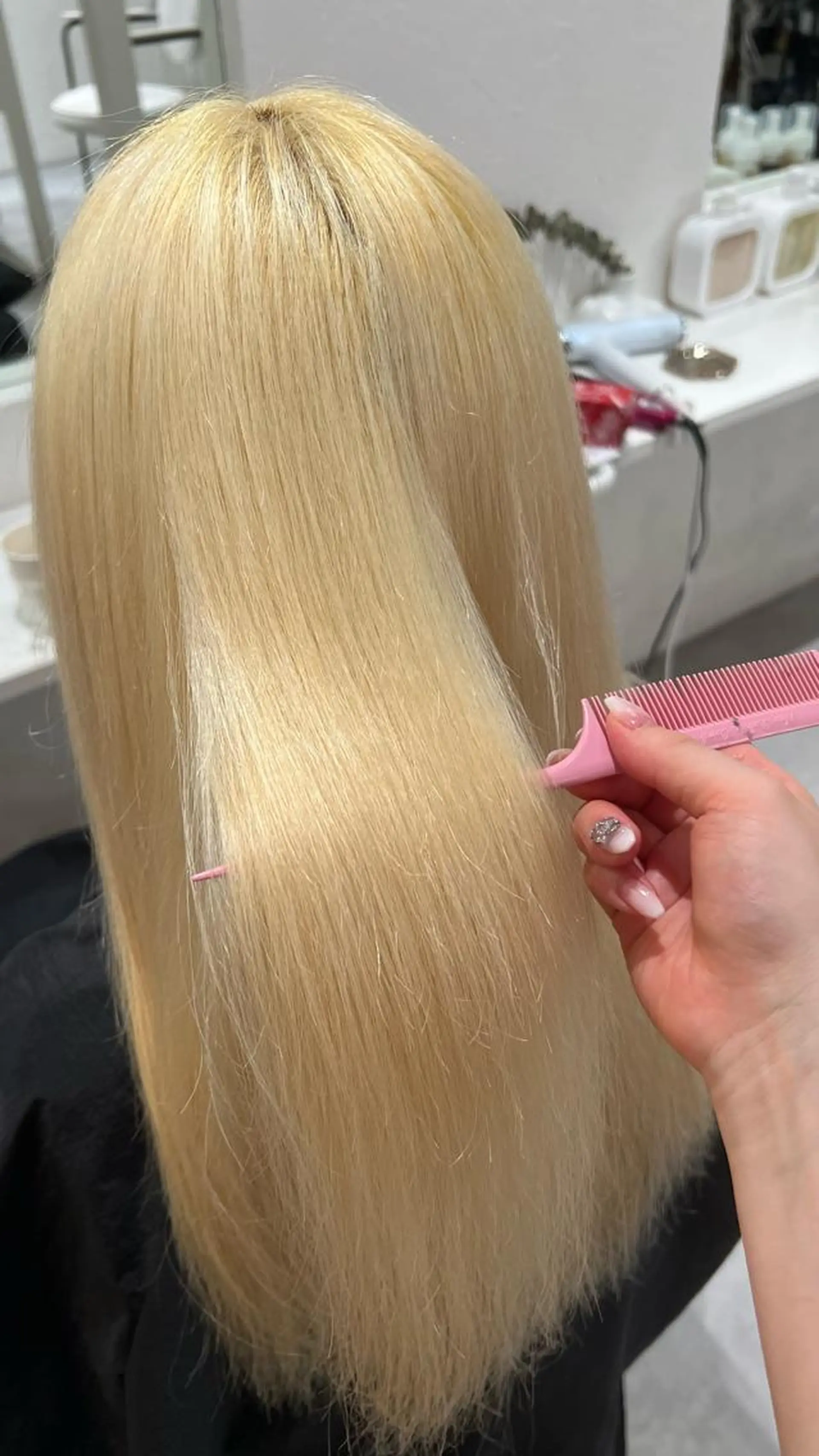 ロング ヘアカラー philia所属・HONO/韓国 🇰🇷大阪エクステのヘアスタイル