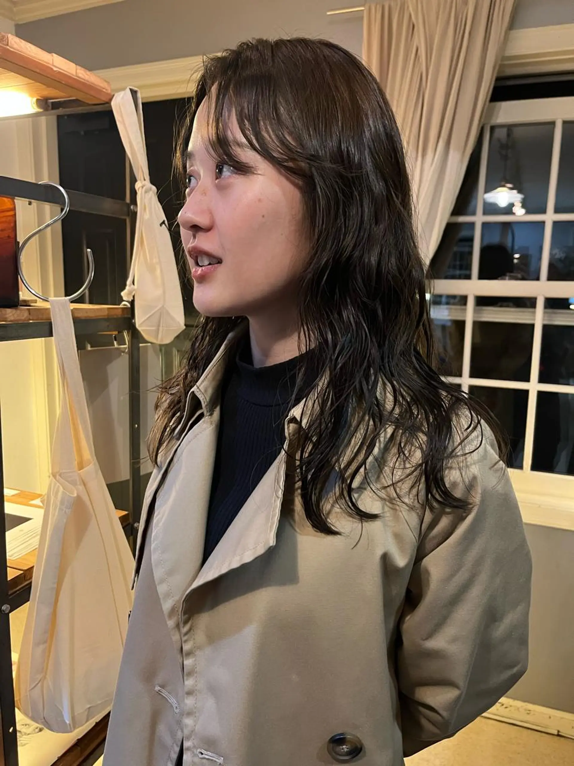 セミロング カラー パーマ カット ヘアカラー パーマ NOUN所属・eri kinjoのヘアスタイル