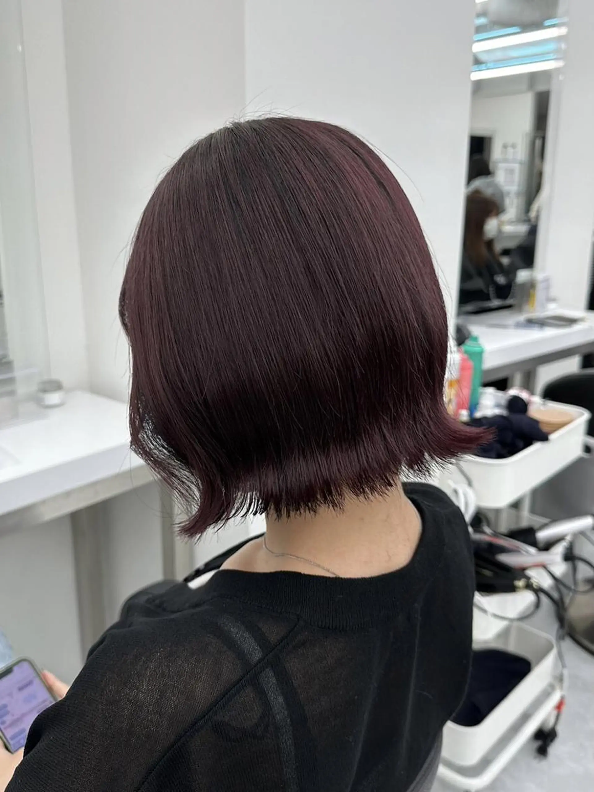 ミディアム 色持ち🤎ベージュ/ ブラウン🏹艶カラーのヘアスタイル