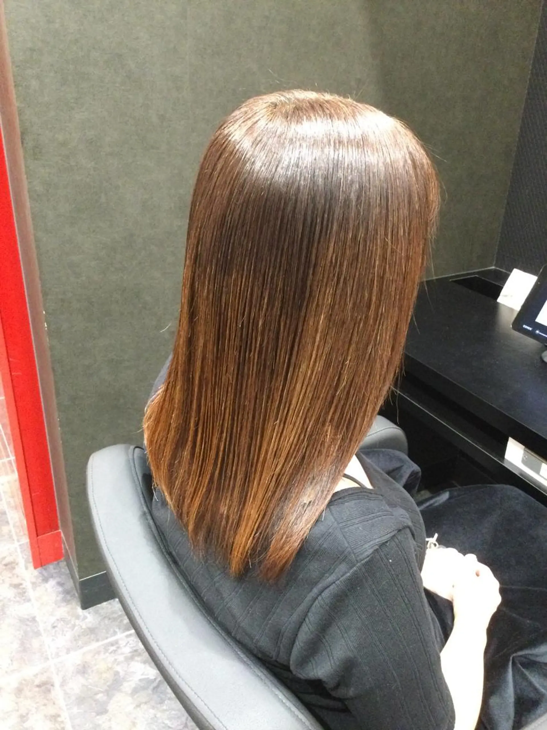 ミディアム パーマ Annon プライベートサロンのヘアスタイル