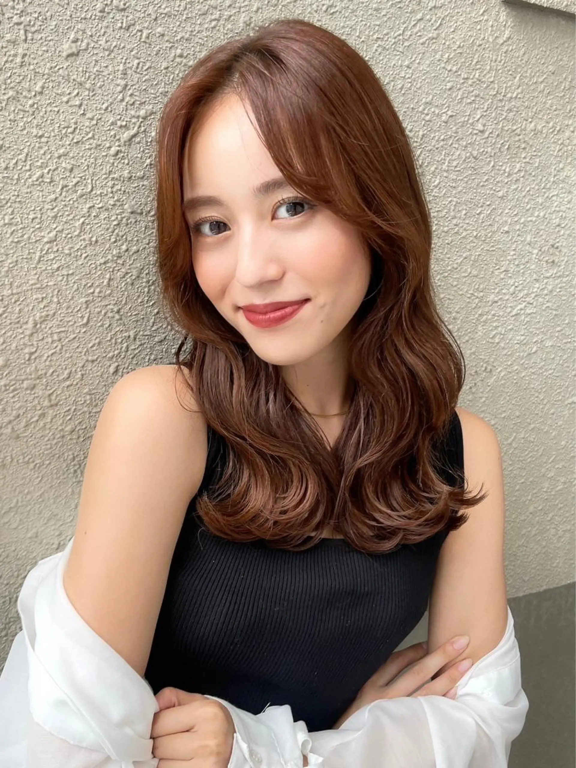 カラー 韓国ヘア/レイヤー Londエレンのヘアスタイル